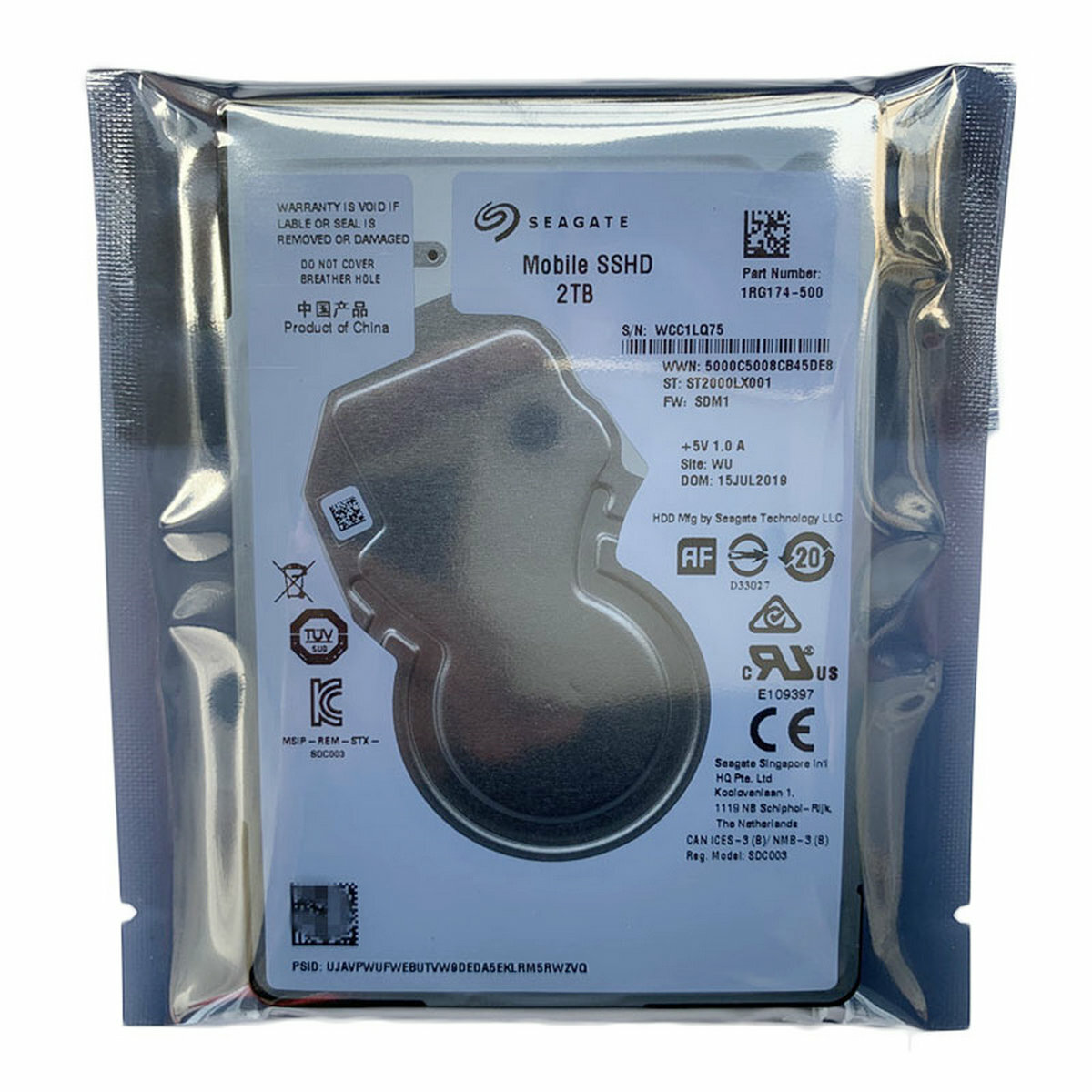 2TB ST2000LX001 2TB 128MB SATA 2.5' Laptop SSHD HDD Hard Disk Drive