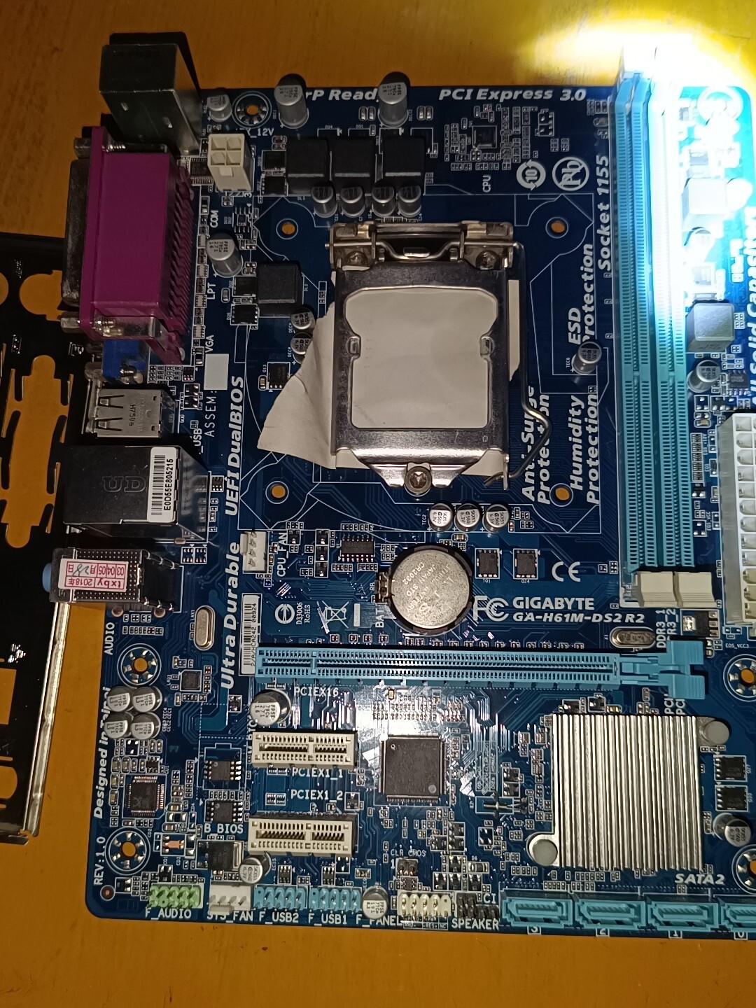 FOR GIGABYTE GA-H61M-DS2 R2 DDR3 LGA 1155 32GB Motherboard Test OK