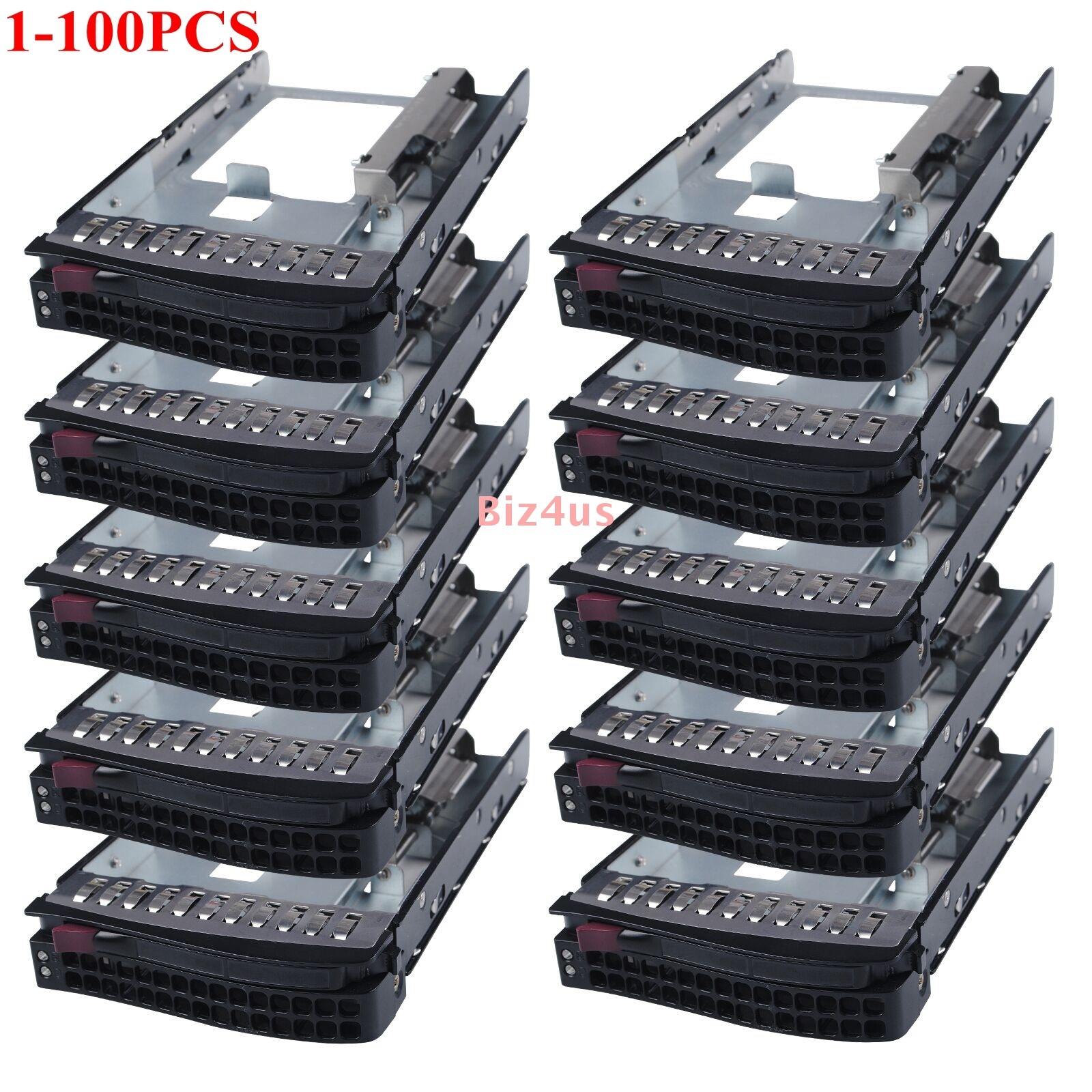 Lot Supermicro MCP-220-00118-0B (Gen 5.5) Tool-Less 3.5" to 2.5" Converter Tray