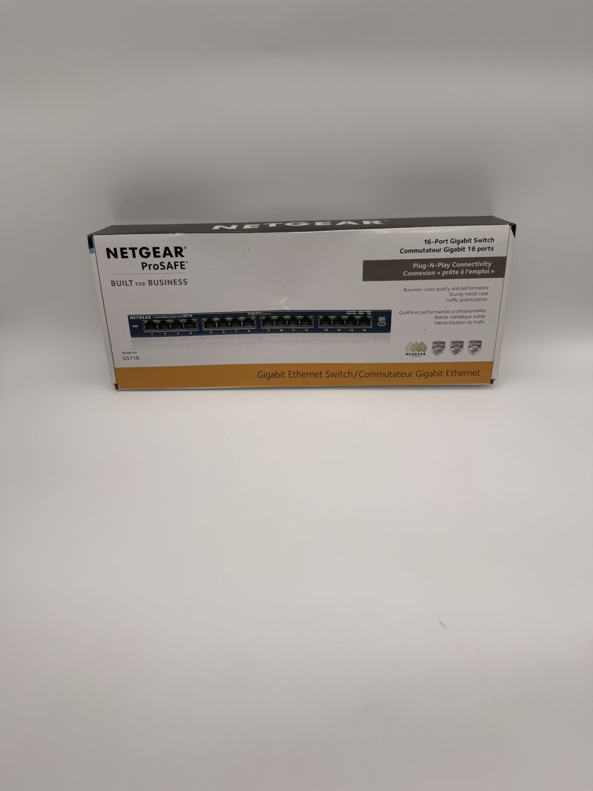 NETGEAR  ProSafe (GS116) 16-Ports External Switch  
