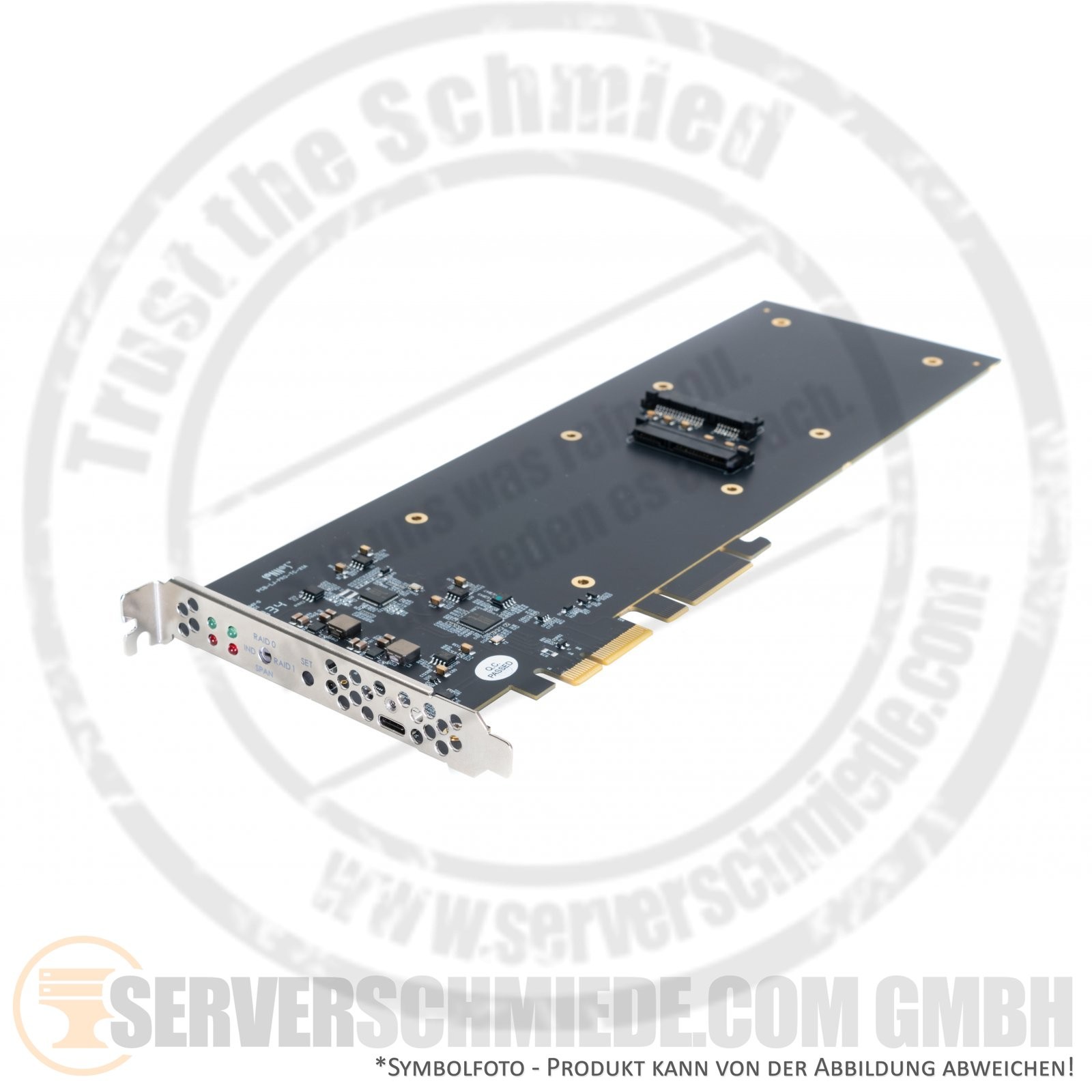 Sonnet Fusion FUS-SSD-2RAID-E 2x 2.5" SFF SATA SSD PCIe Storage Controller Raid 