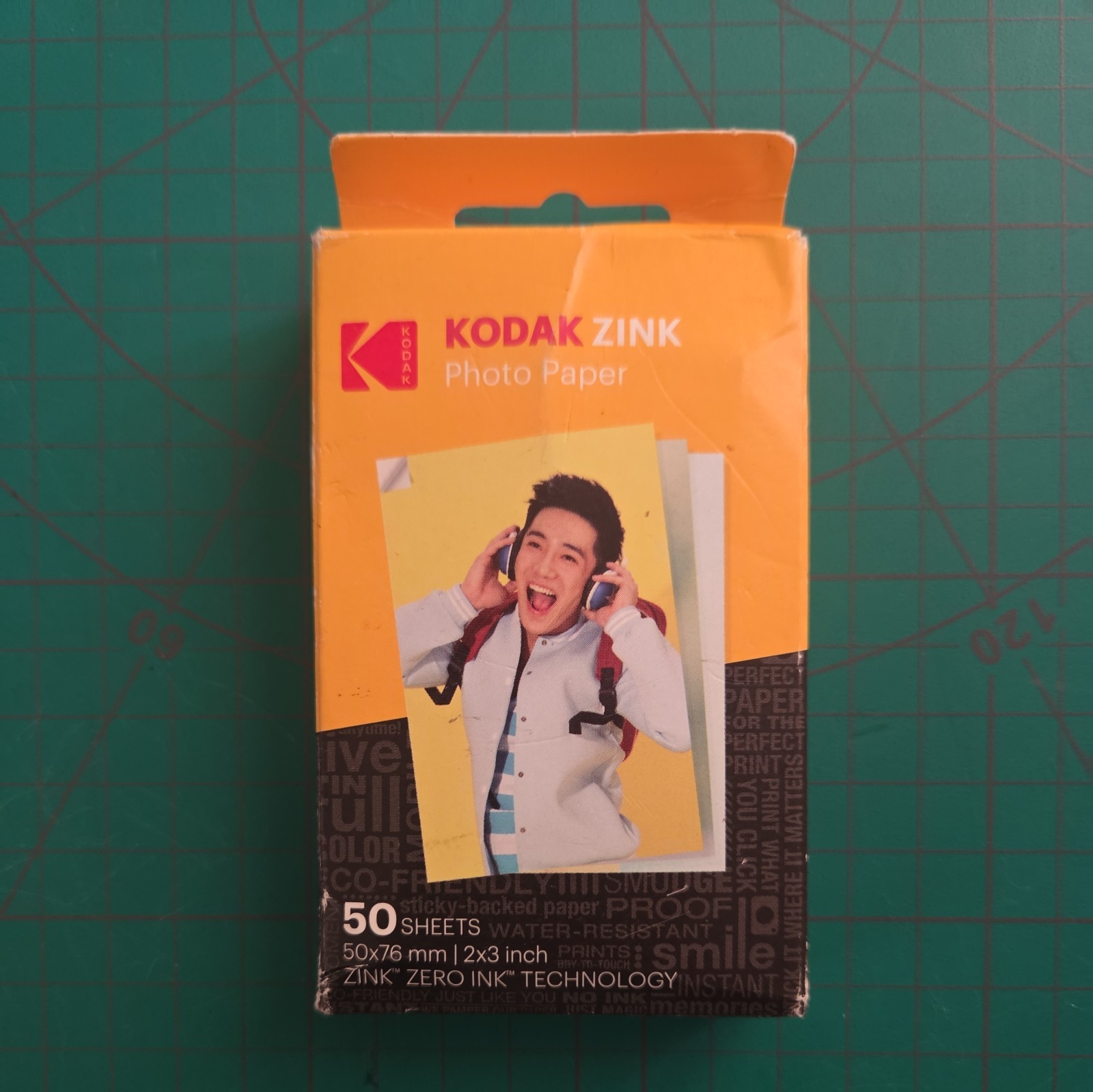 Kodak 2x3” Premium Zink Photo Paper - 50 Sheets Sticky-Backed Photo Paper NEW