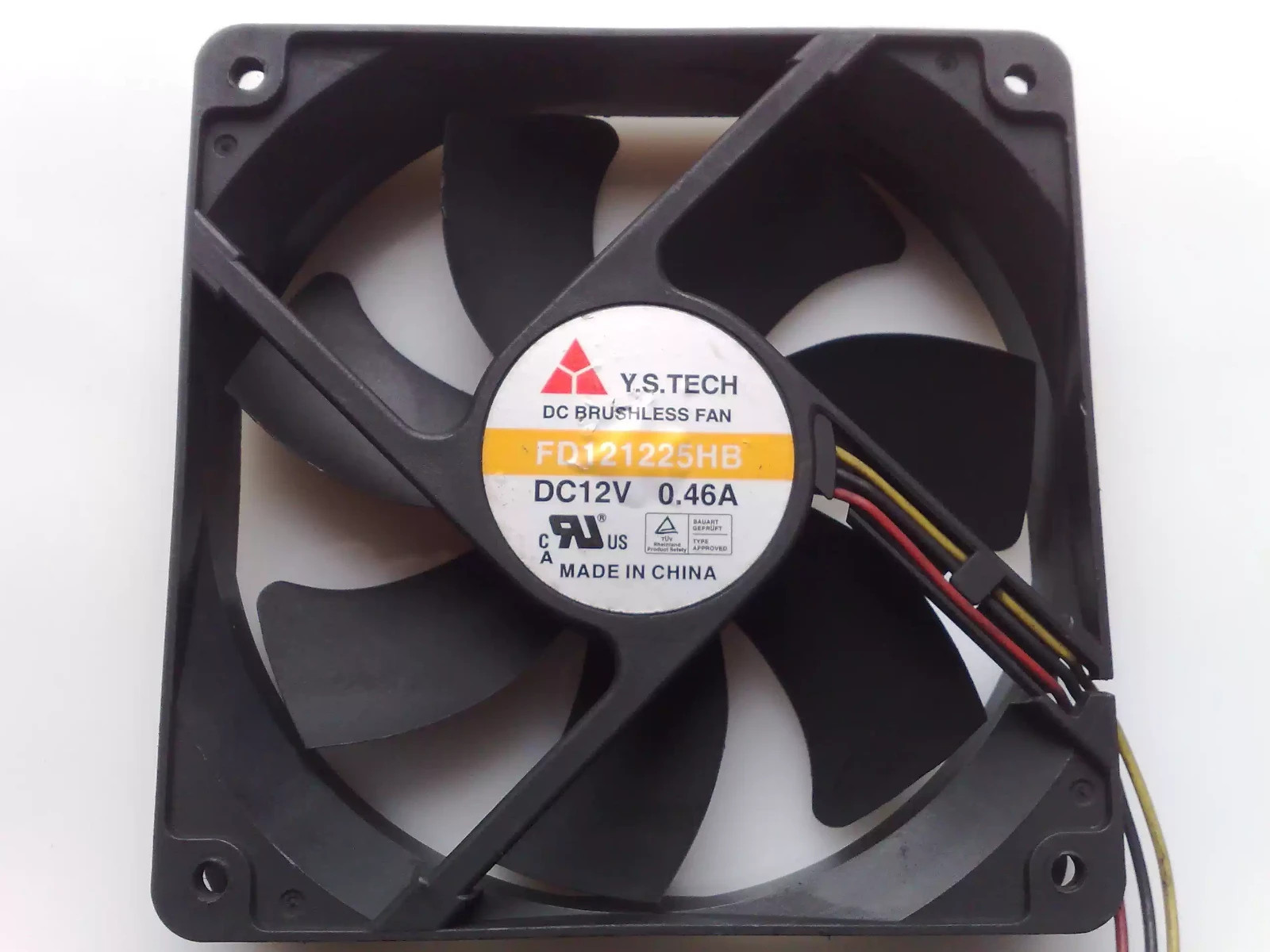1PCS  YS.TECH FD121225HB 12V 0.46A 12025 High-Performance Cooling Fan