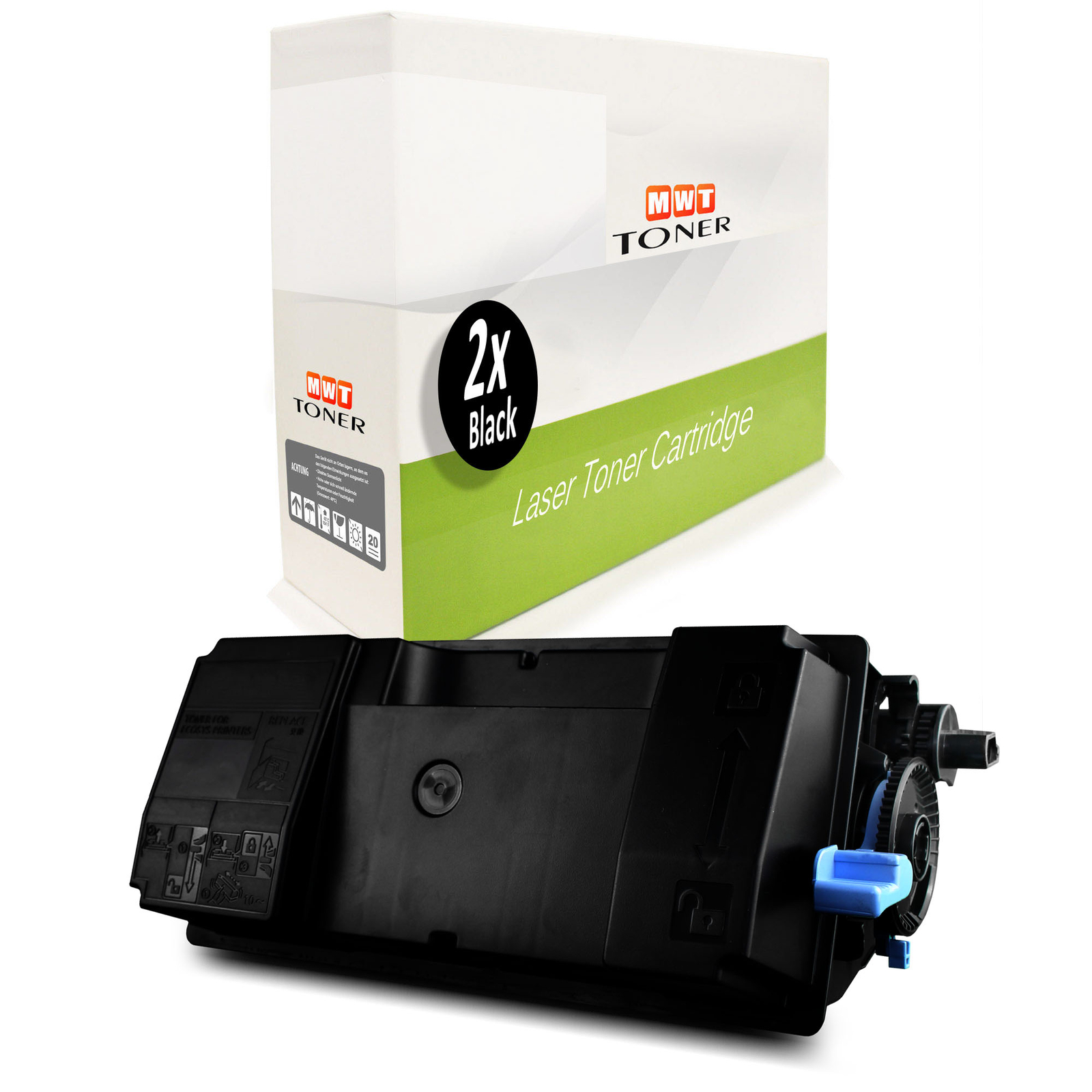 2x MWT Toner Cartridge Black For Utax P-4531 i MFP P-4536 i MFP