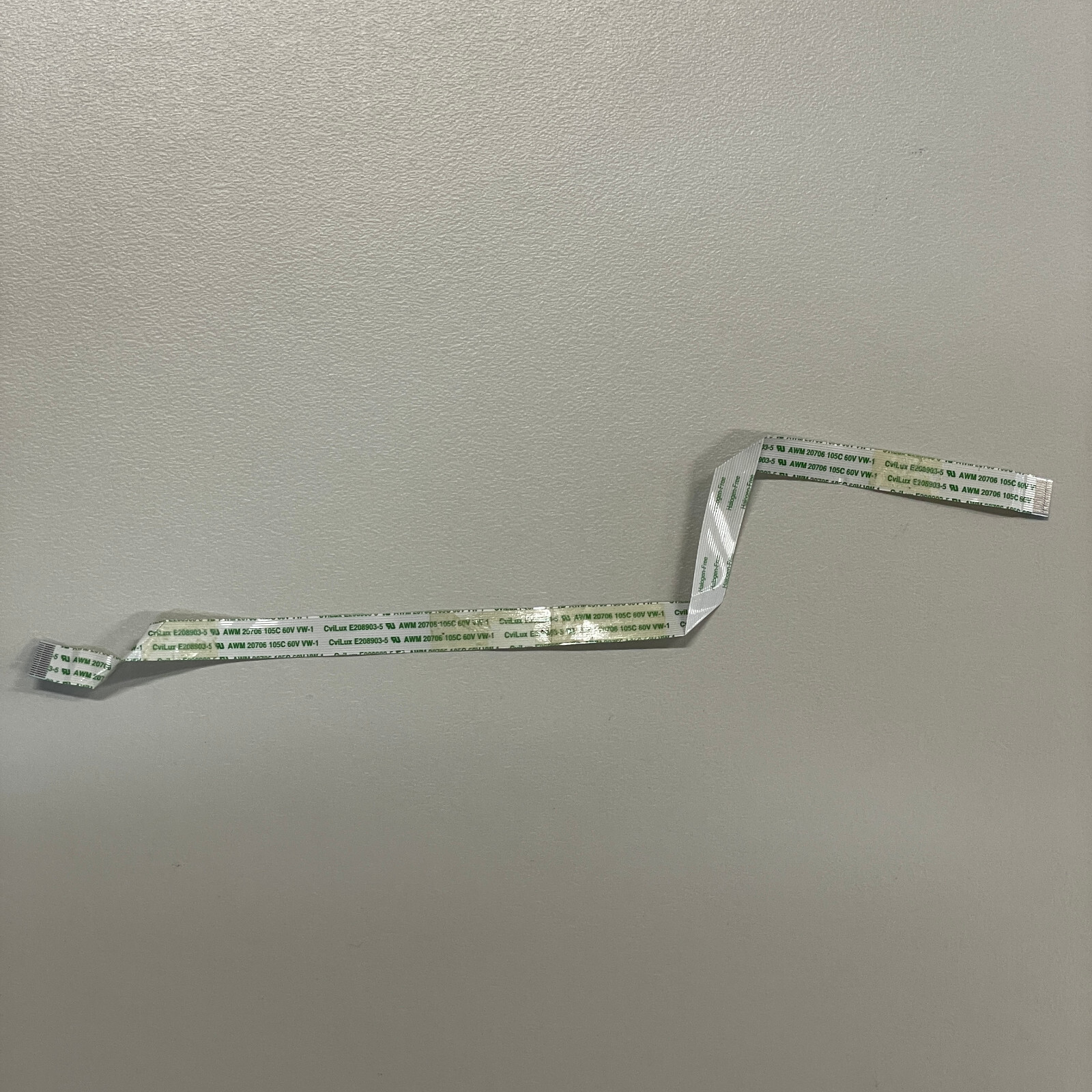 Genuine AWM 20706 Civilux E208903-5 16-Pin 250mm x 9mm Ribbon Cable 105C 60V