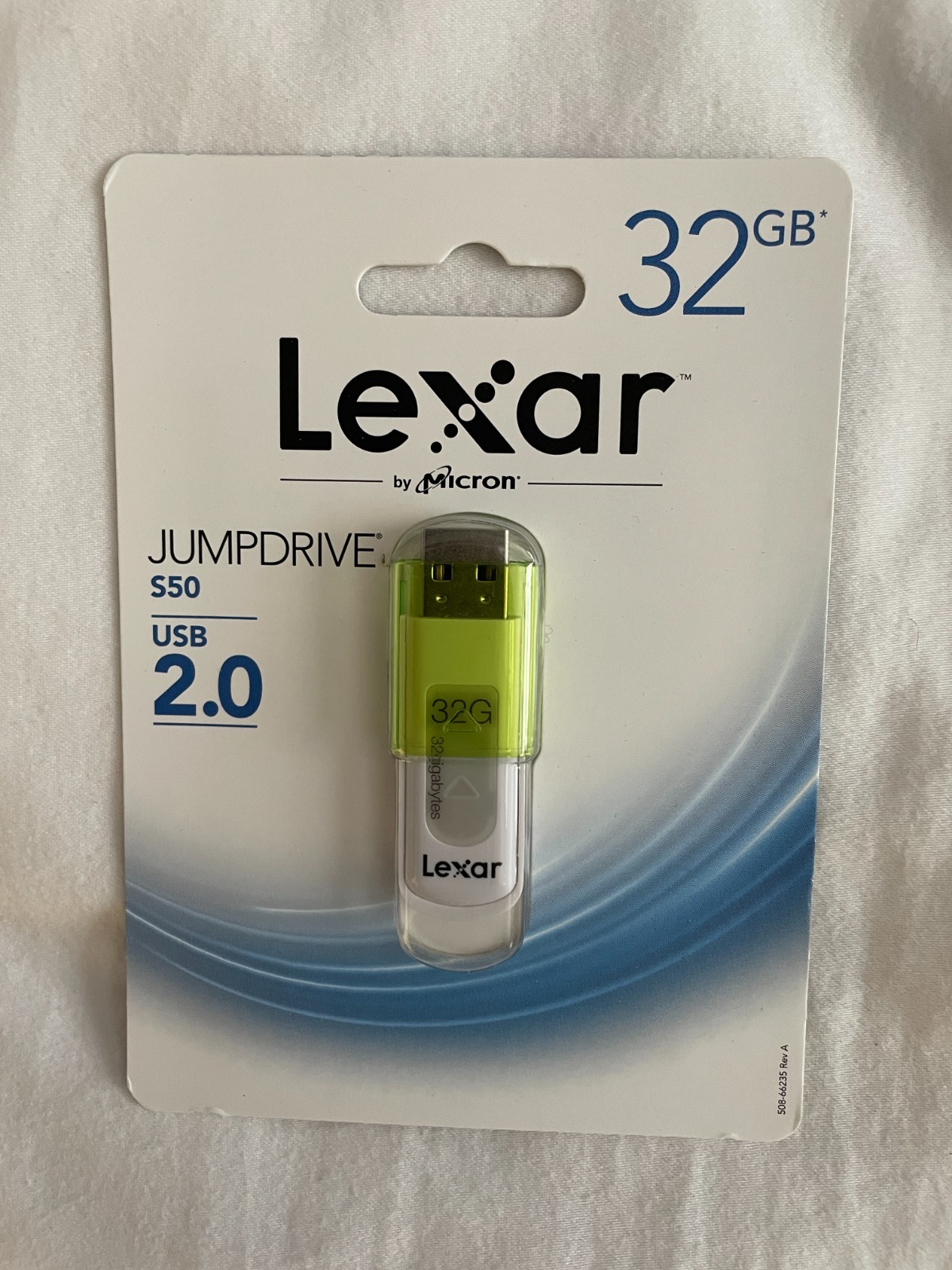 Brand New Lexar Green JumpDrive S50 32GB USB 2.0 Flash Drive