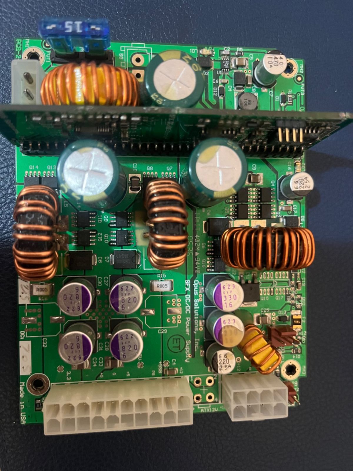 SFX DC-DC Vehicle power supply by Opus Solutions ATX 20PIN model.