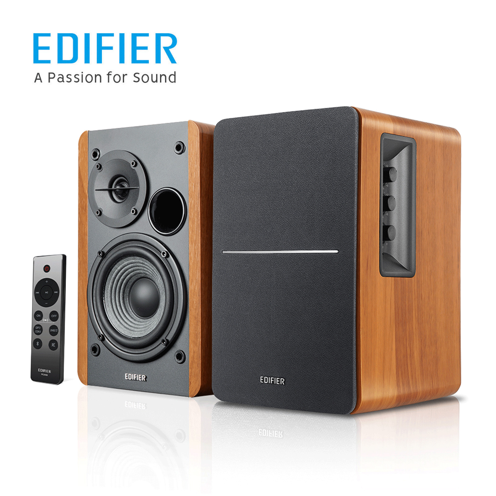 Edifier R1280DBs 2.0 Active Bluetooth Bookshelf Speakers For Phone Computer