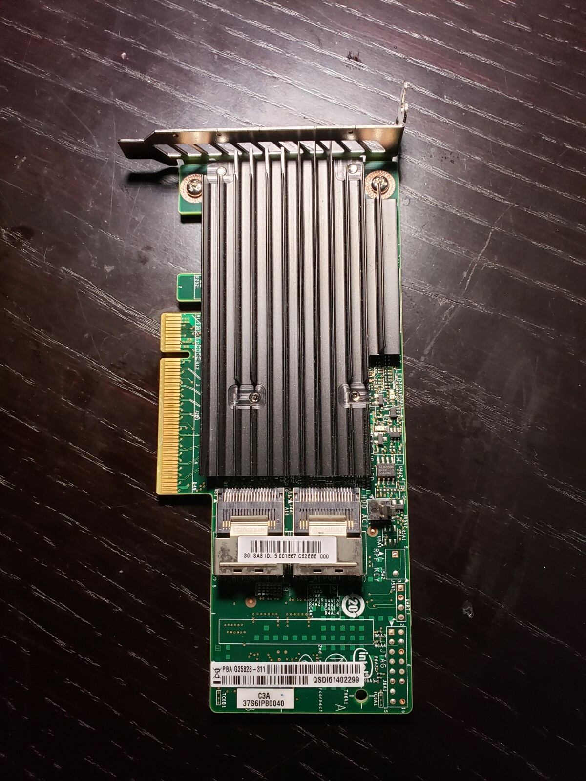 Intel SAS SATA 6Gb/s 8-Ports RAID Controller PCIe Card G35828-311 RMS25KB080