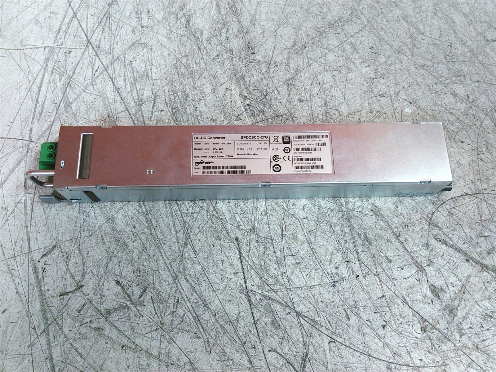 Cisco N55-PDC-750W 750W DC-DC Converter Power Supply