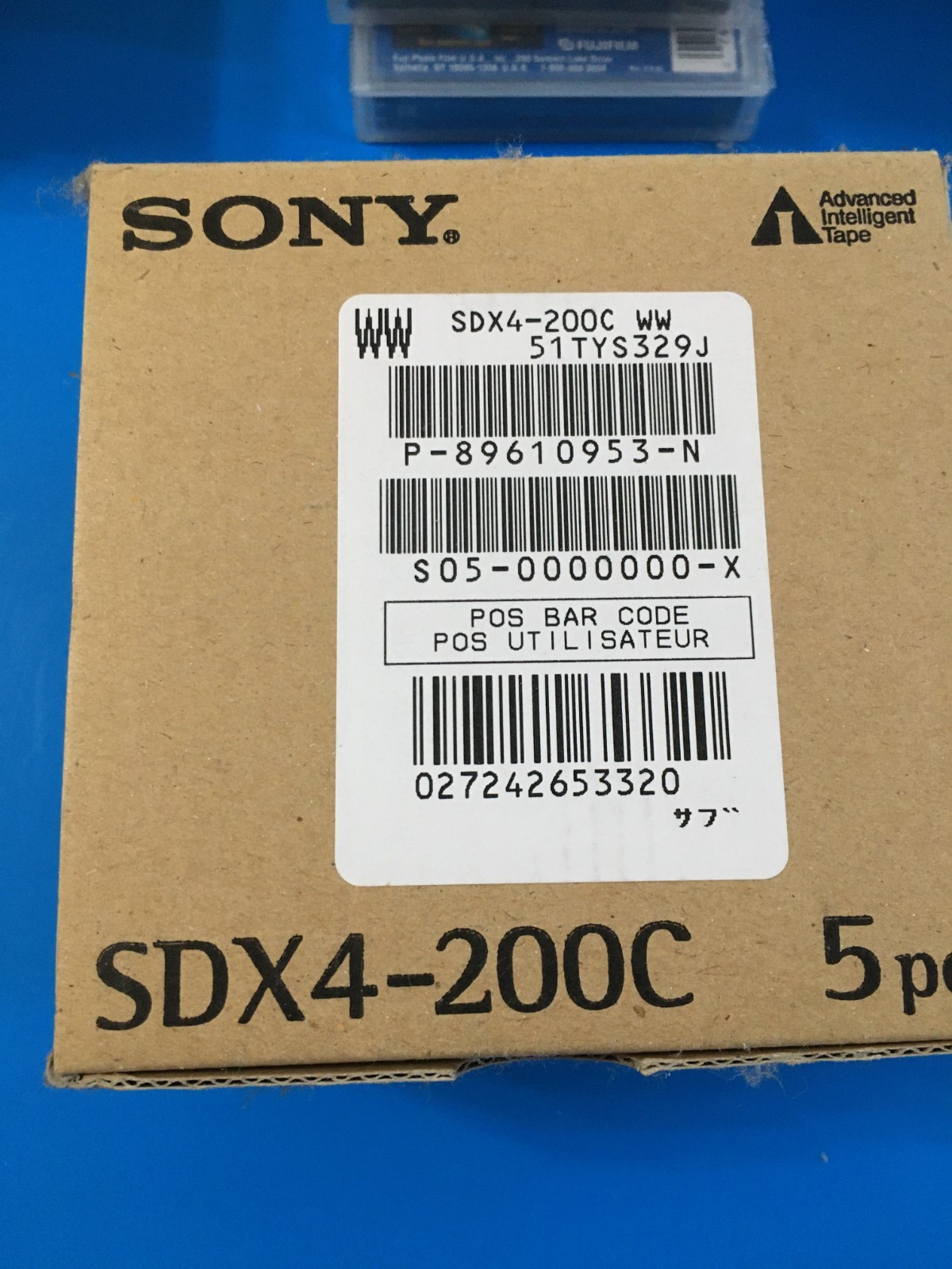 5 Sony SDX4-200C AIT-4 Data Tape Cartridge 200GB -520GB  Brand New Sealed