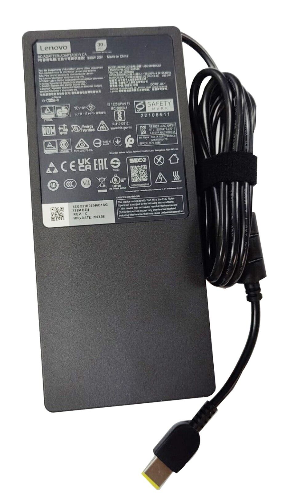 20V  16.5A 330W AC Adapter For Lenovo Legion Pro 5 7 9 Gaming Notebook Charger