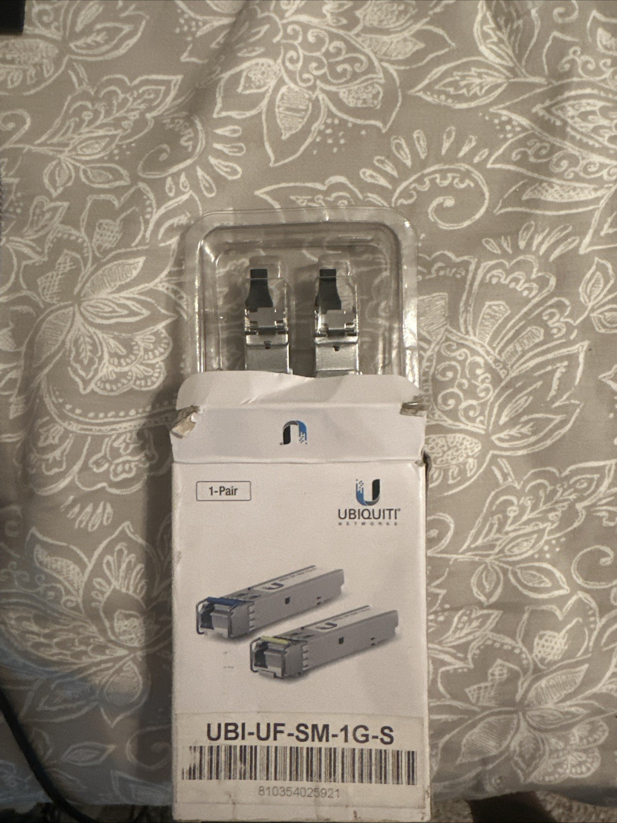 NIB Ubiquiti Networks UniFi UF-SM-1G-S SFP Fiber Module Single-Mode One Pair