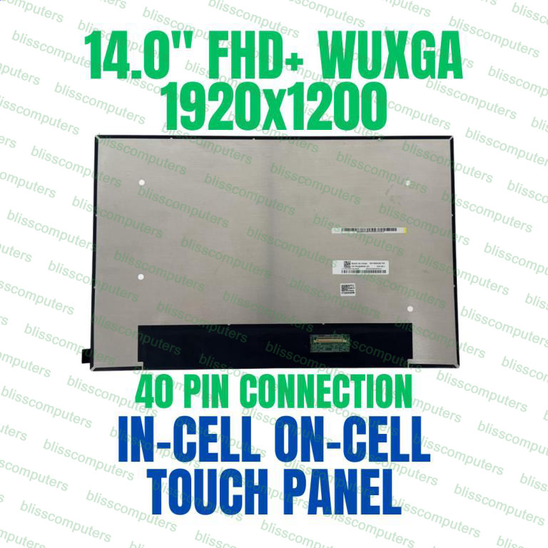 N22327-001 N140jcn-eek Nv140wum-t01 B140uak01.0 14" Wuxga Touch Lcd Screen