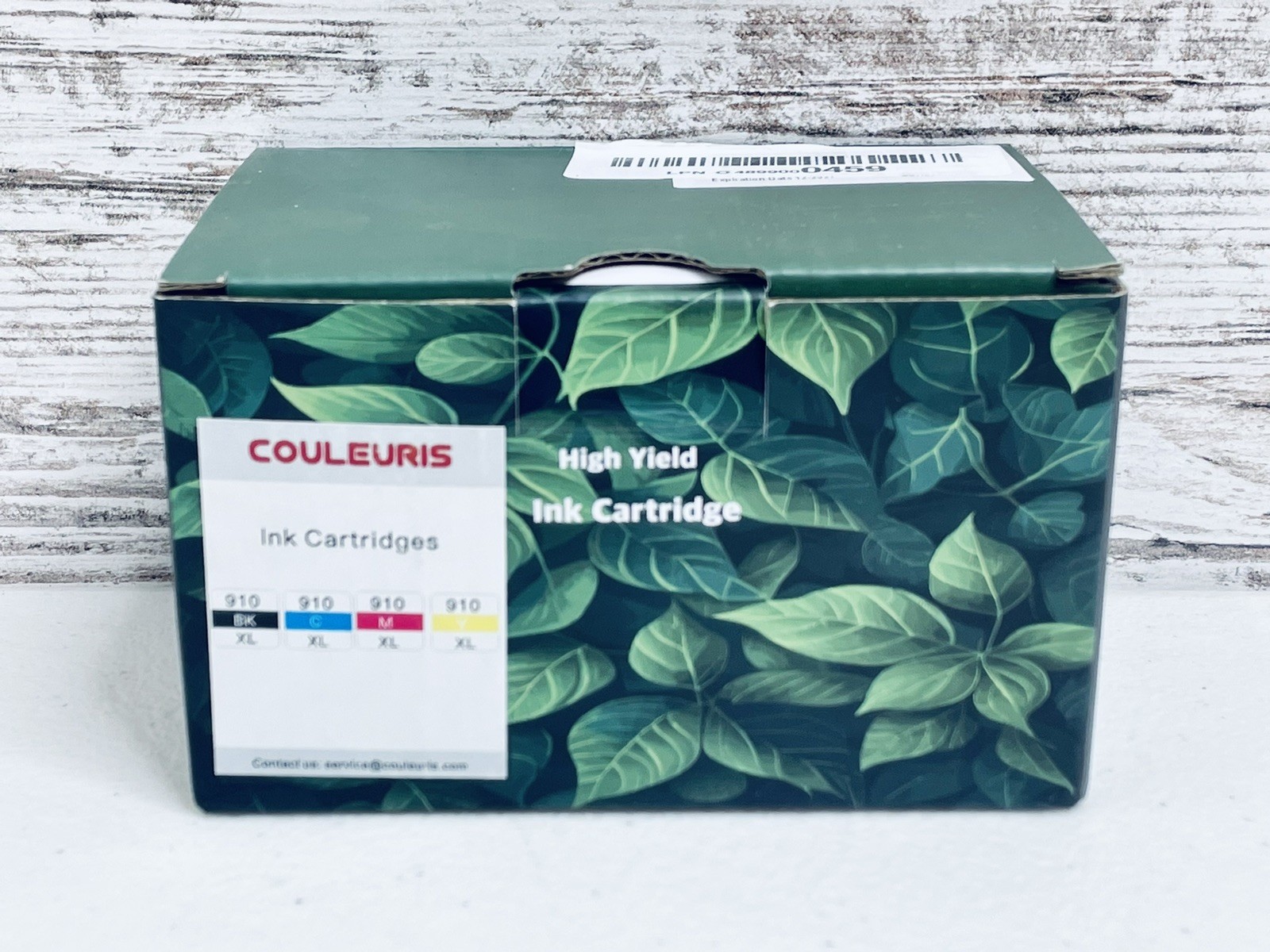 🆕 Couleuris 910XL Ink Cartridge 4-Pack Black, Cyan, Magenta, Yellow Exp 12/27