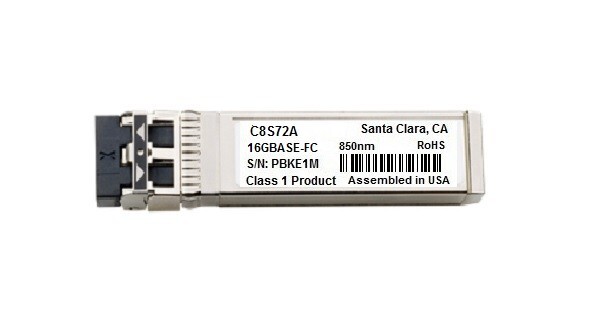 HPE C8S72A compatible HPE C-series 16 Gb Fibre Channel SW 850nm LC 125m MMF