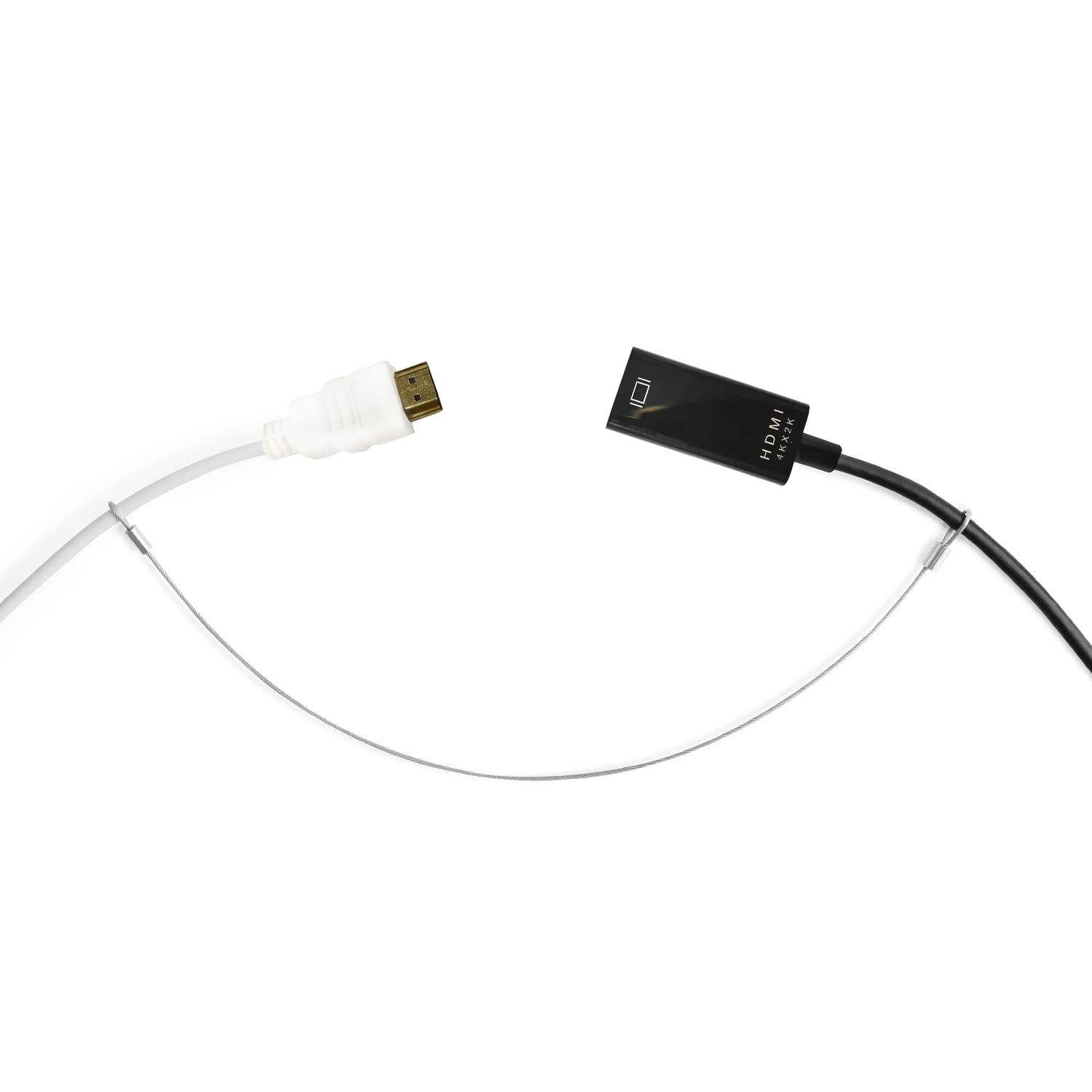Ciyebst 30 Pack Adjustable Cable Tether Universal Computer Adapter Lock Kit D...