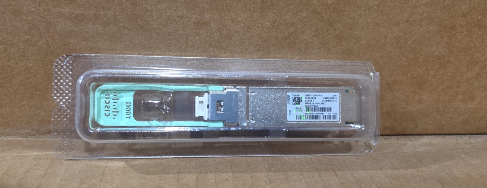 Cisco QSFP-100G-FR-S 100GBASE-FR QSFP28 2kmSMF Transceiver Grade A+ w/Holos