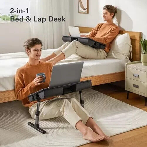 Adjustable Height & Angle Laptop Lap Desk Tray Sofa Bed Car Table HNL19 BEST ONE