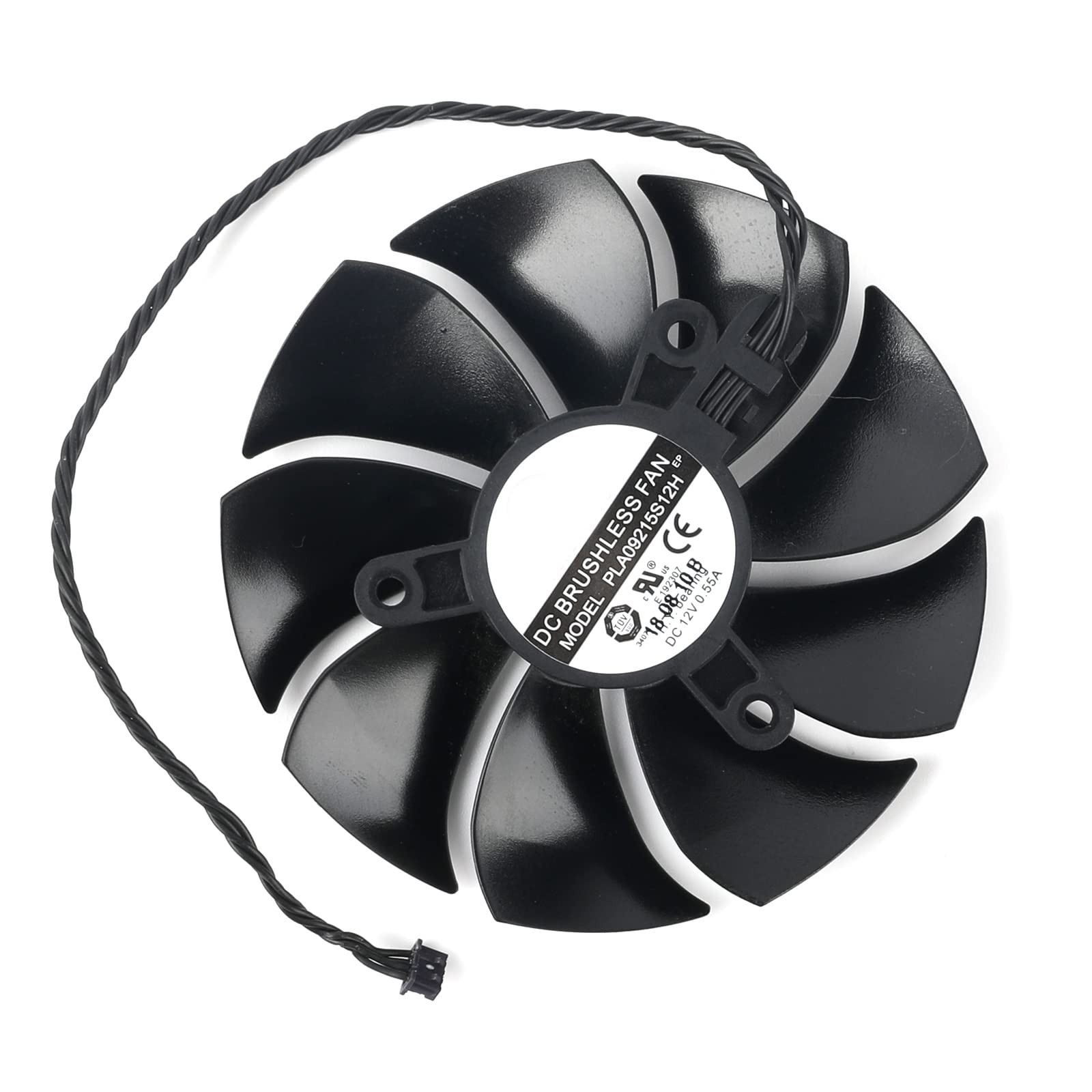 85mm DC12V 0.55A 4Pin PLA09215S12H GPU Cooling FanA EVGA RTX 2060 2070 2080