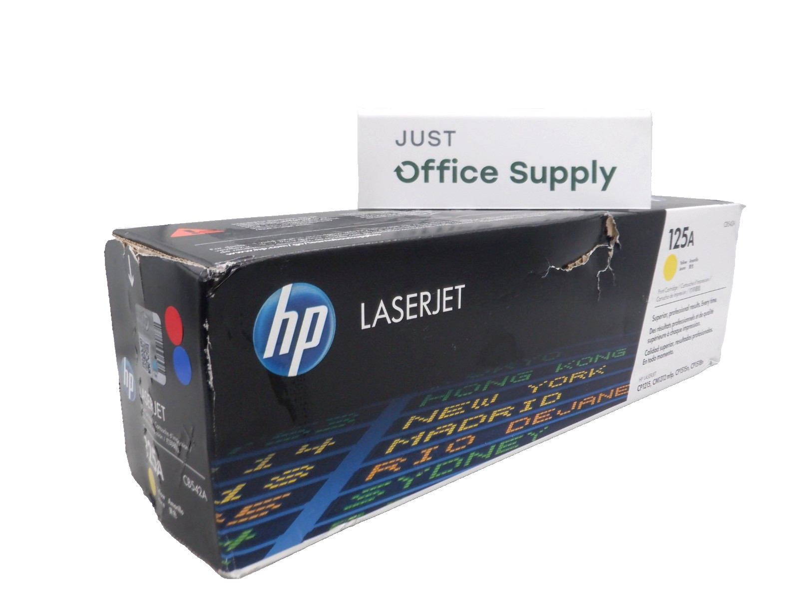 Genuine HP 125A Yellow CB542A Print Toner Cartridge F. Shipping DD