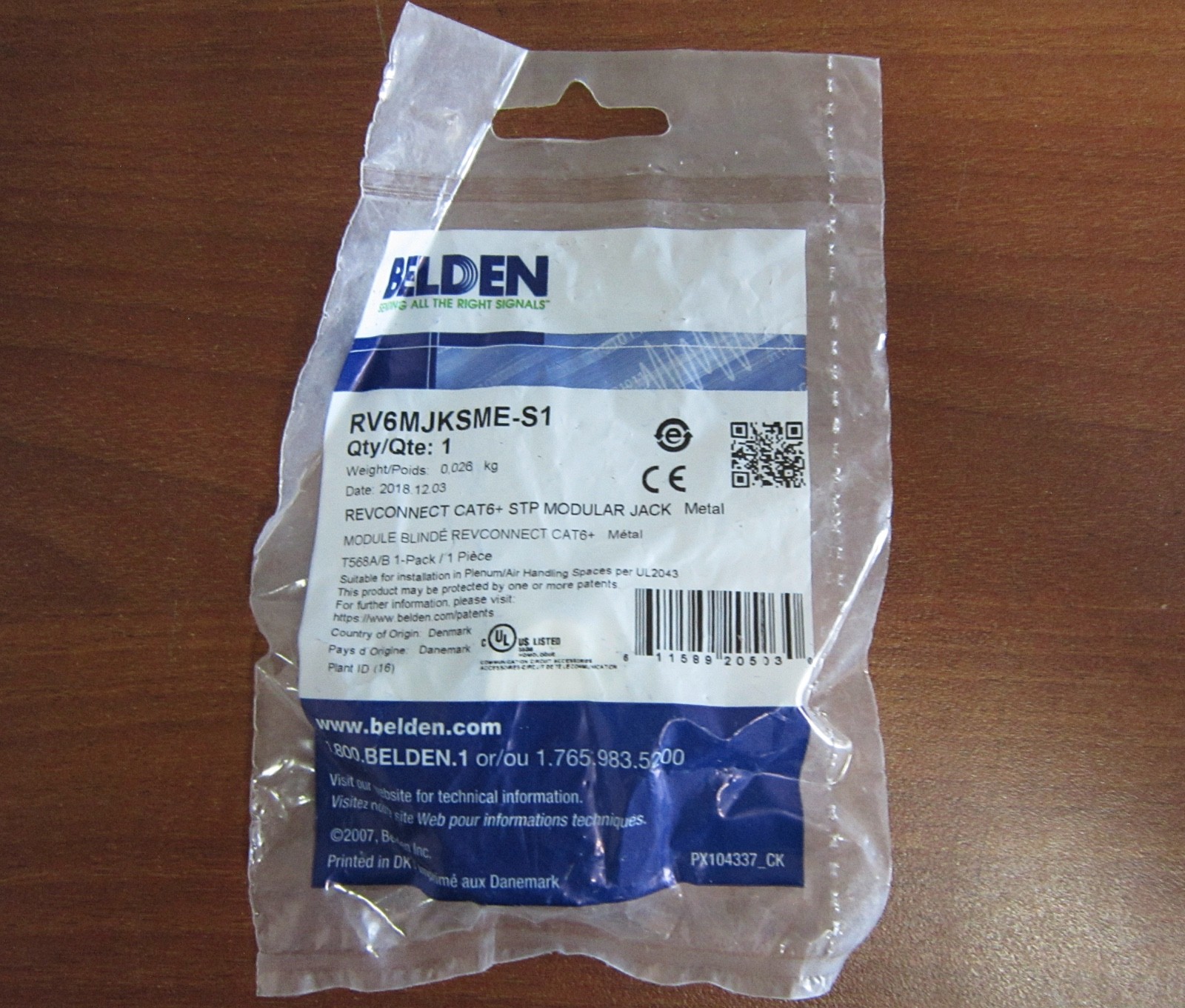 Belden RV6MJKSME-S1 REVConnect Cat6+ STP Modular Jack (LOT of 11)