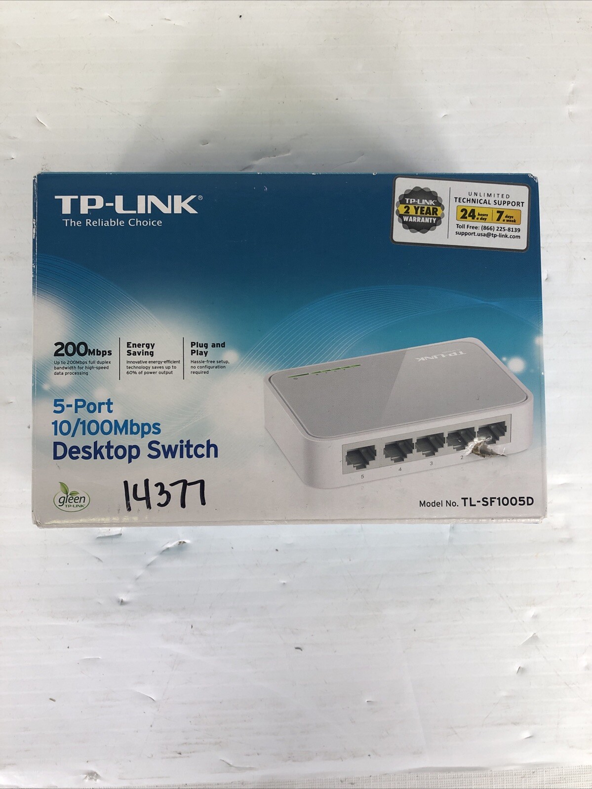 TP-Link TL-SF1005D 5-Port 10/100Mbps #F1