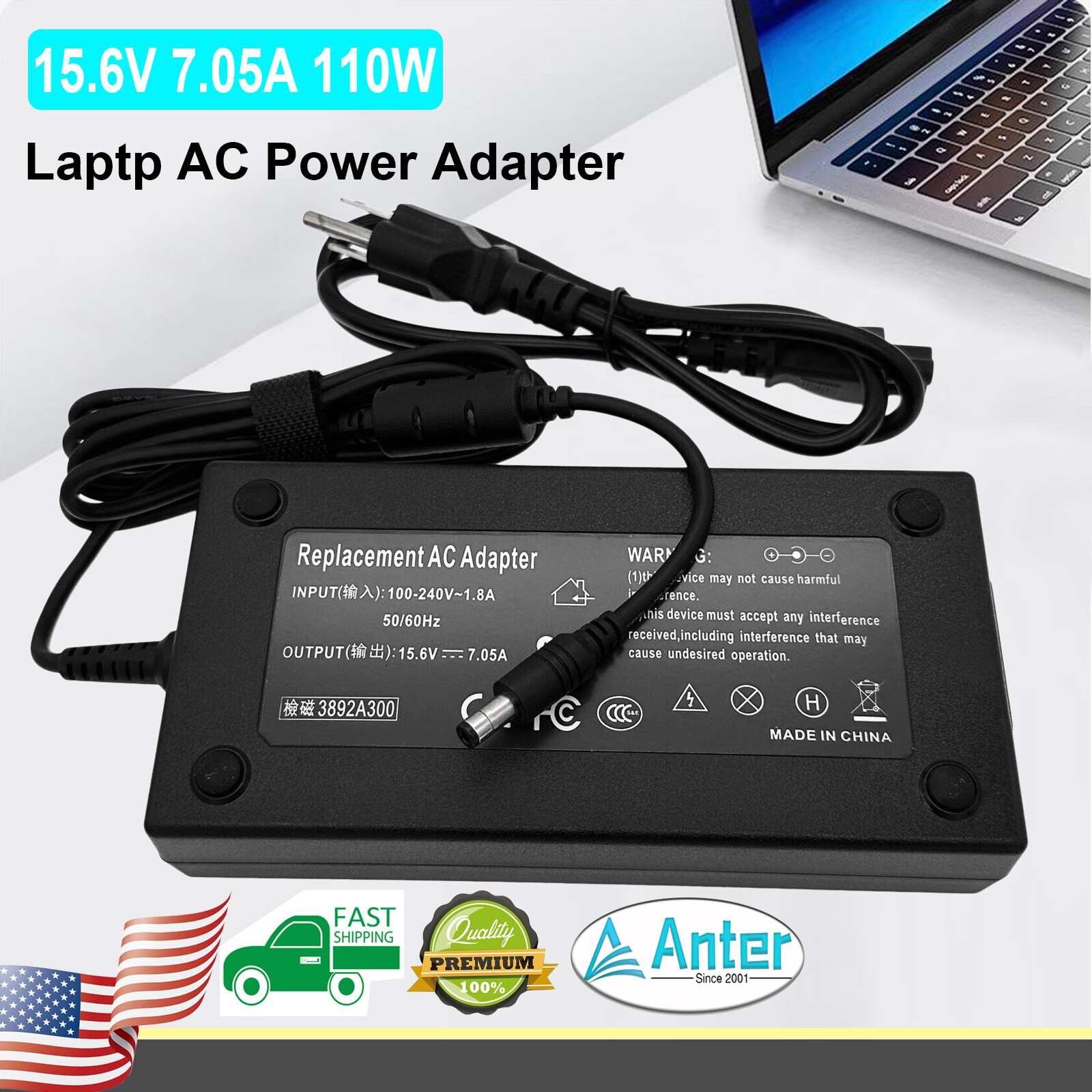 CF-AA5713A M6 For Panasonic Toughbook CF-33 AC Adapter Charger Power Supply 110W