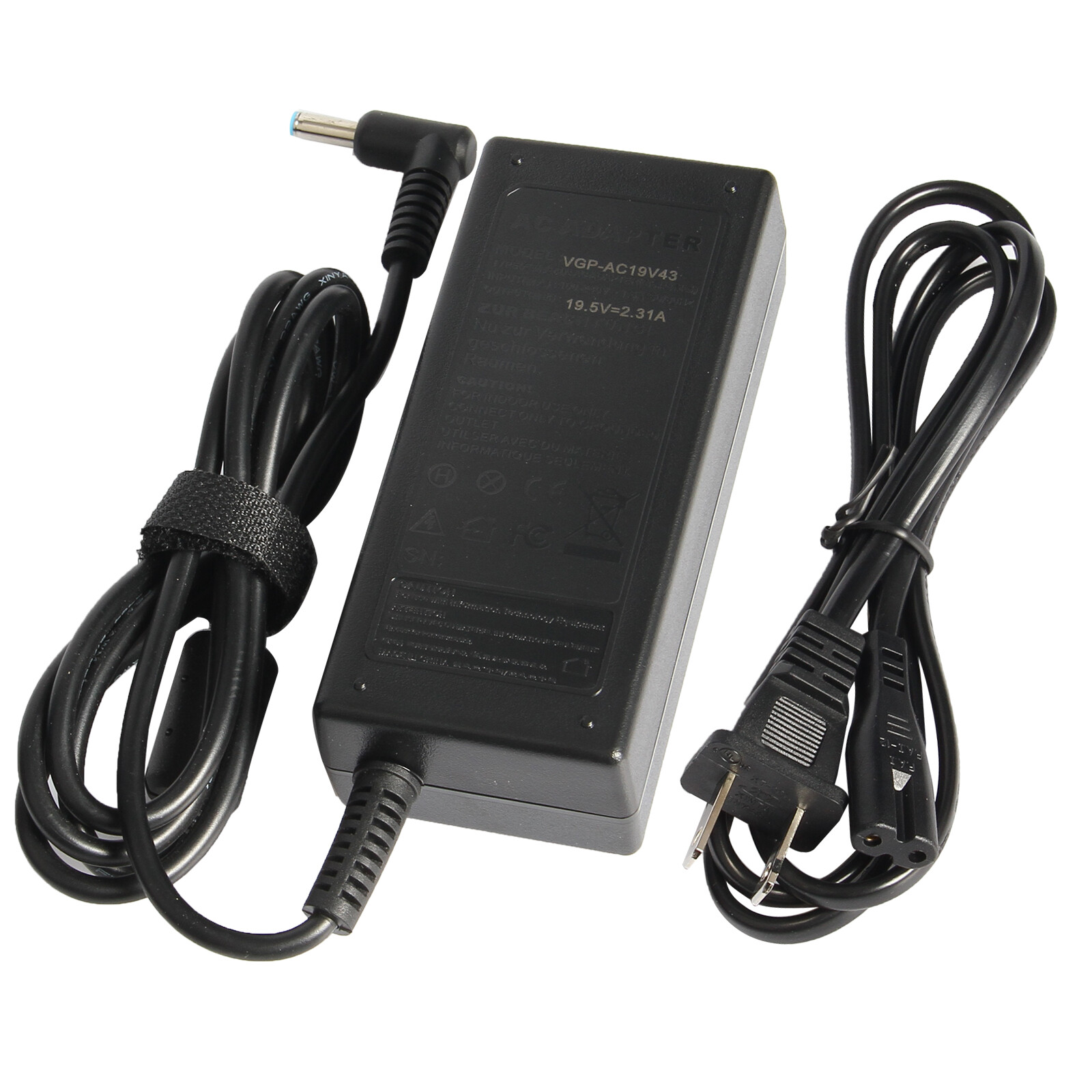 45W/65W For HP Charger Probook Stream AC Adapter Power Supply Blue Tip 4.5*3.0mm
