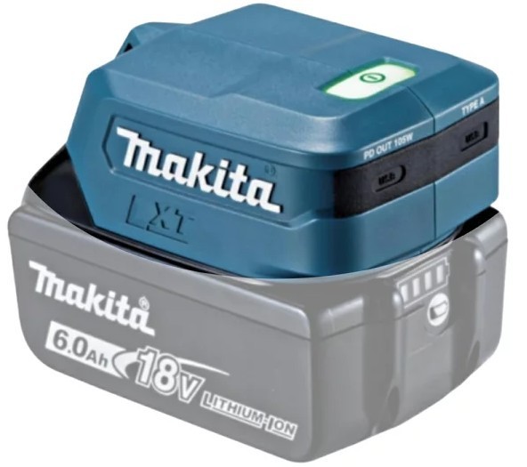 Makita ADP15 USB Adapter 18V Type-C Type-A Adapter Only No Battery Japan