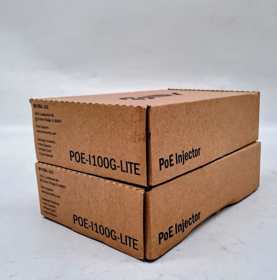 LOT OF 2  Gigabit PoE Injector - POE-I100G-LITE - 30W