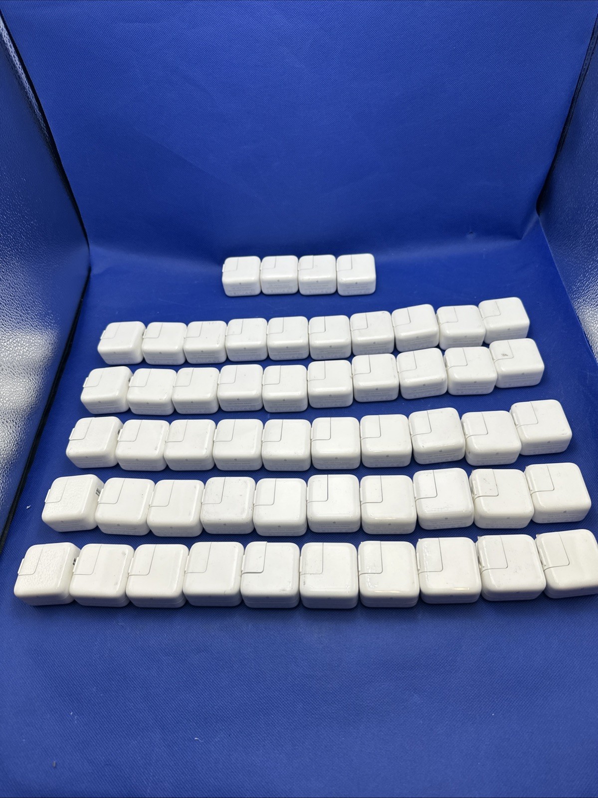 Lot of 54 Genuine OEM Apple 12W Single USB Wall Chargers Power Adapters A1401