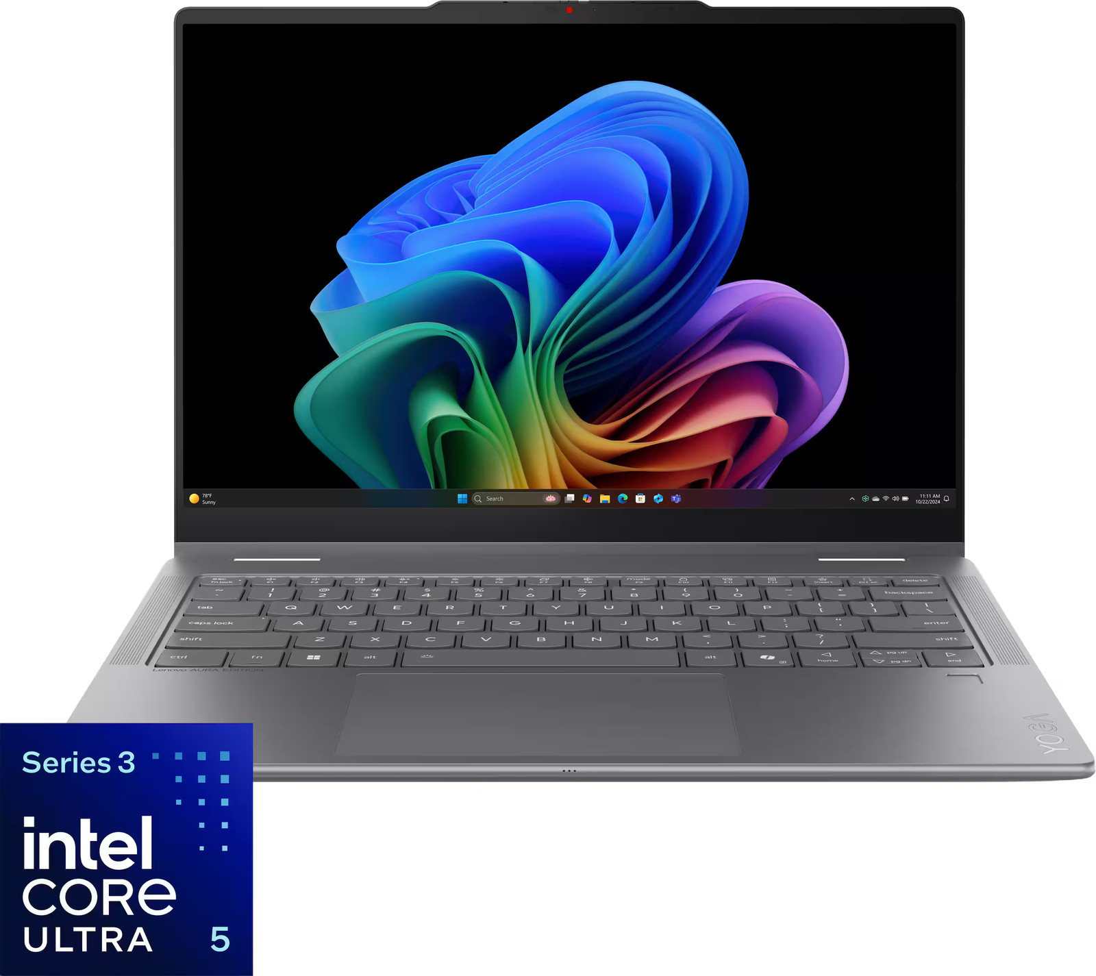 Lenovo - Yoga 7i 2-in-1 14" 2K OLED Touchscreen Laptop - Core Ultra 5 Process...