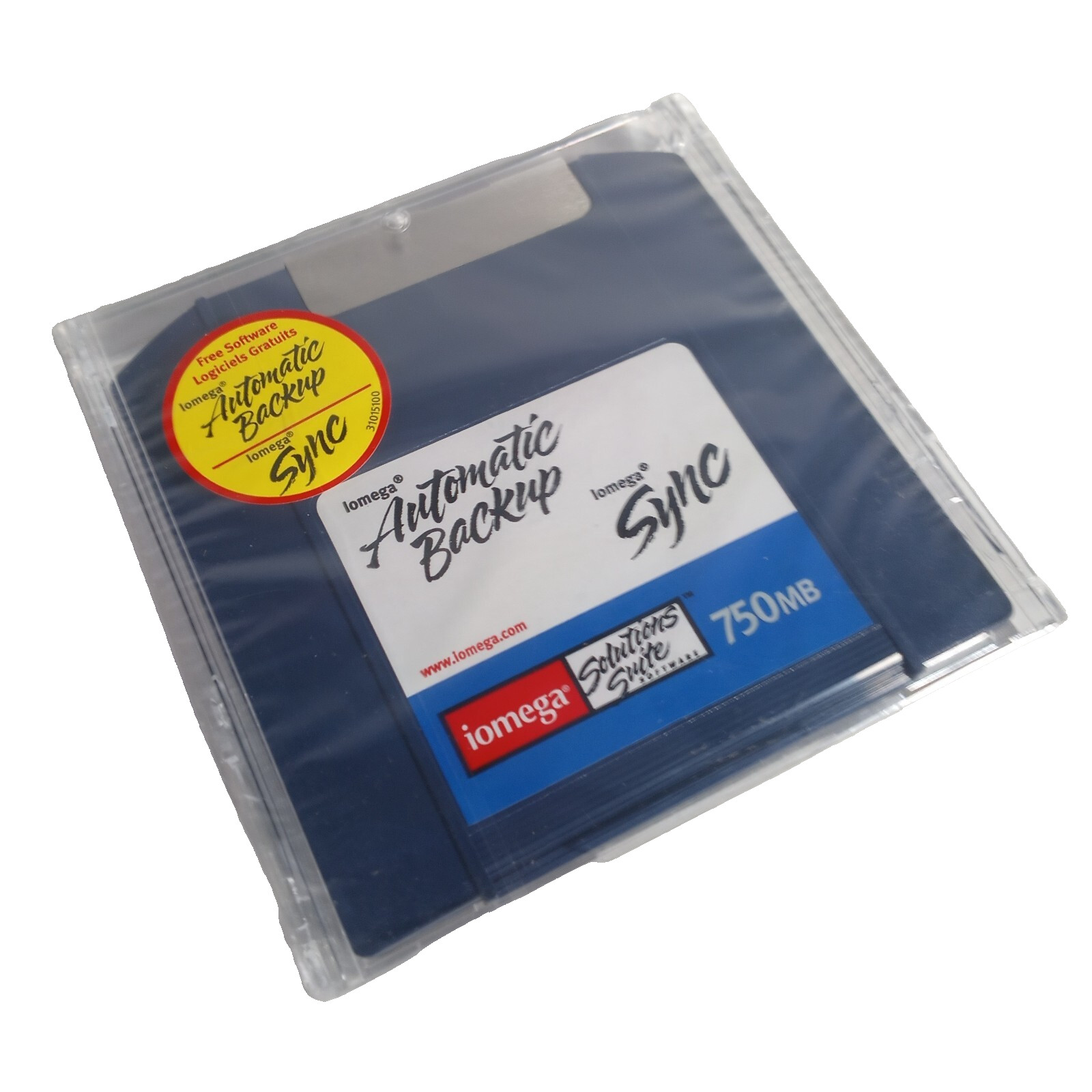 Iomega Sync 750 Mb Automatic Backup Zip Disk