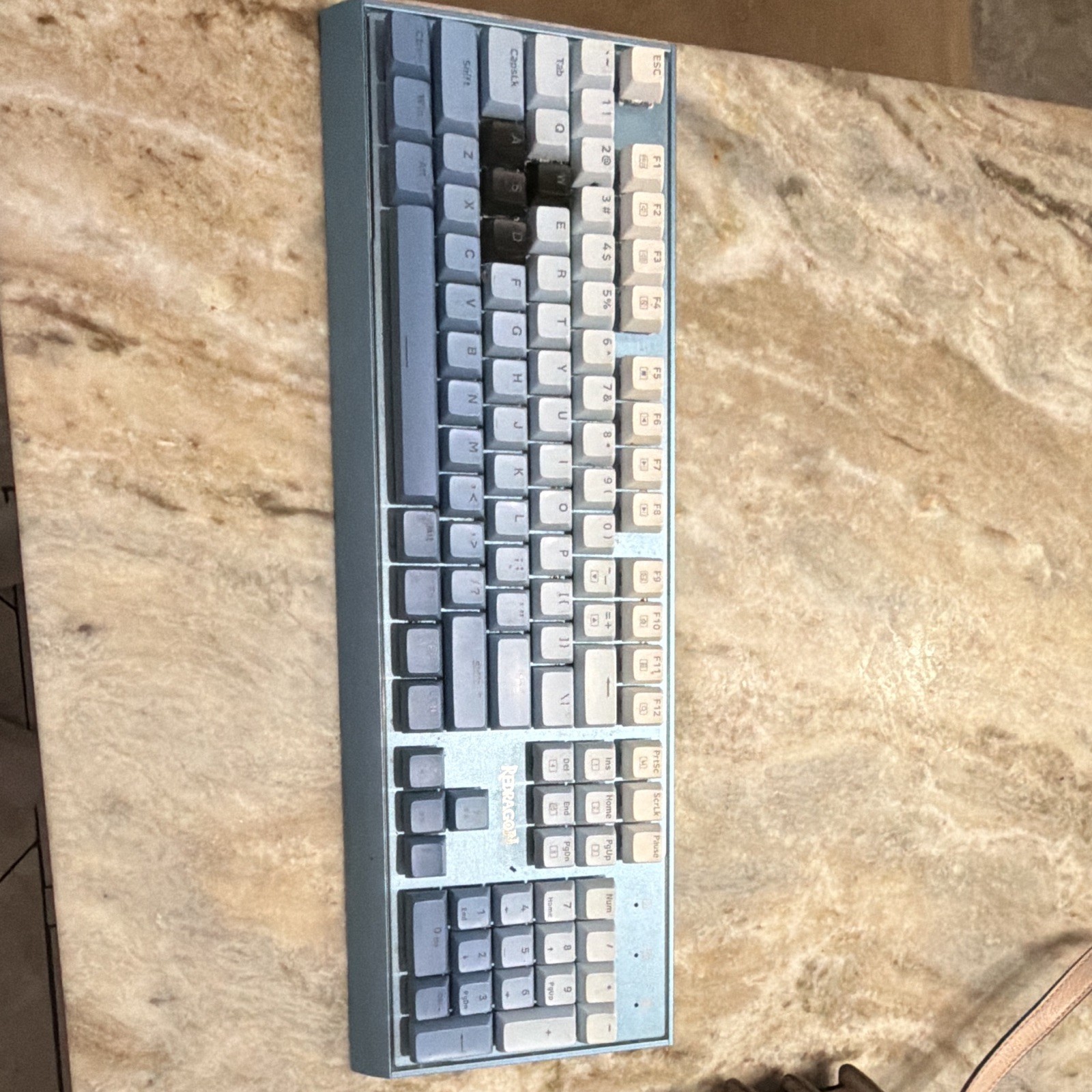 Redragon Mechanical Keyboard Blue/Gray English QWERTY Standard Layout