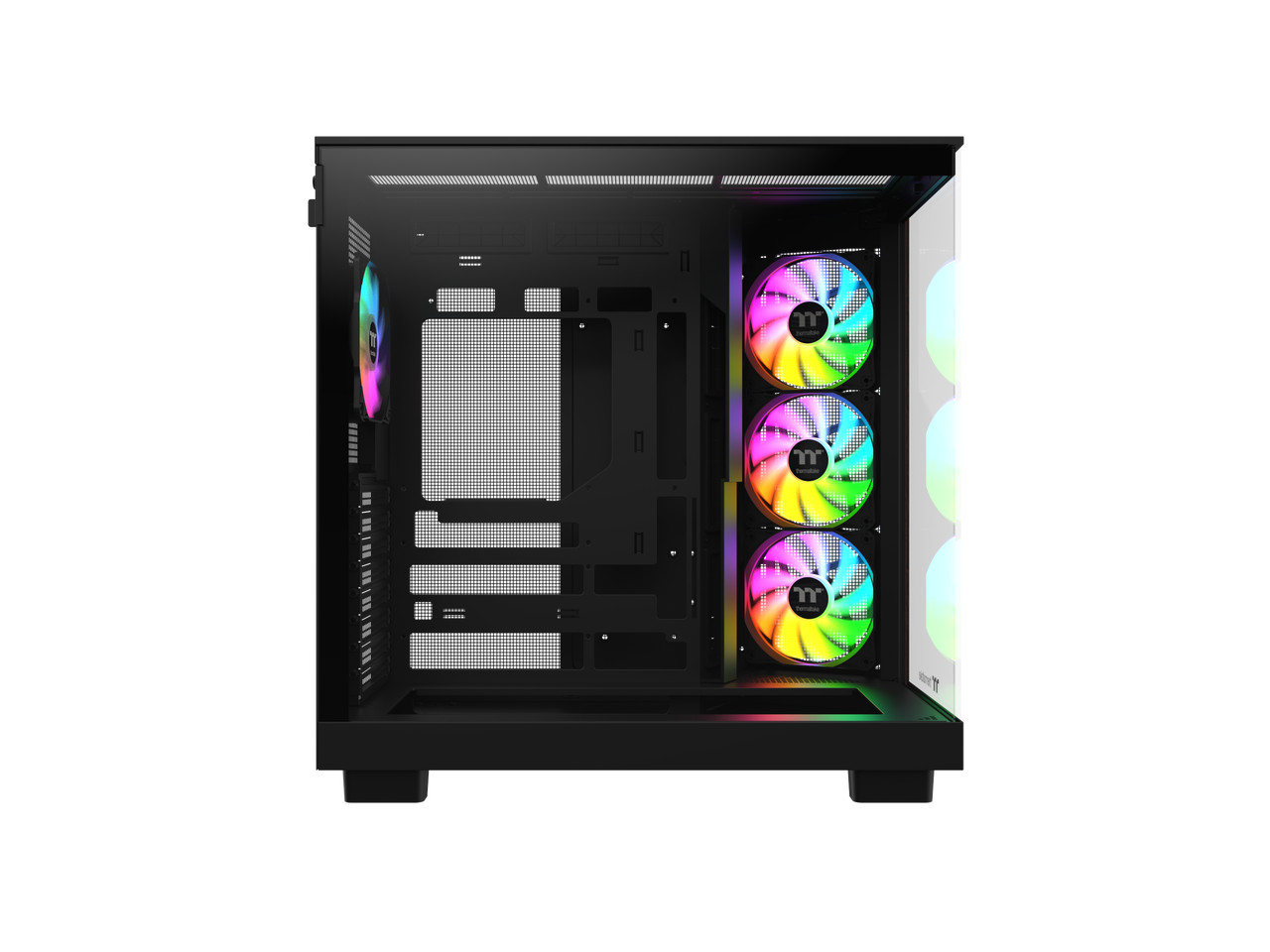 Thermaltake View 380 XL WS ARGB; Mid Tower Chassis; Side Wood Trim; 4x120mm ARGB
