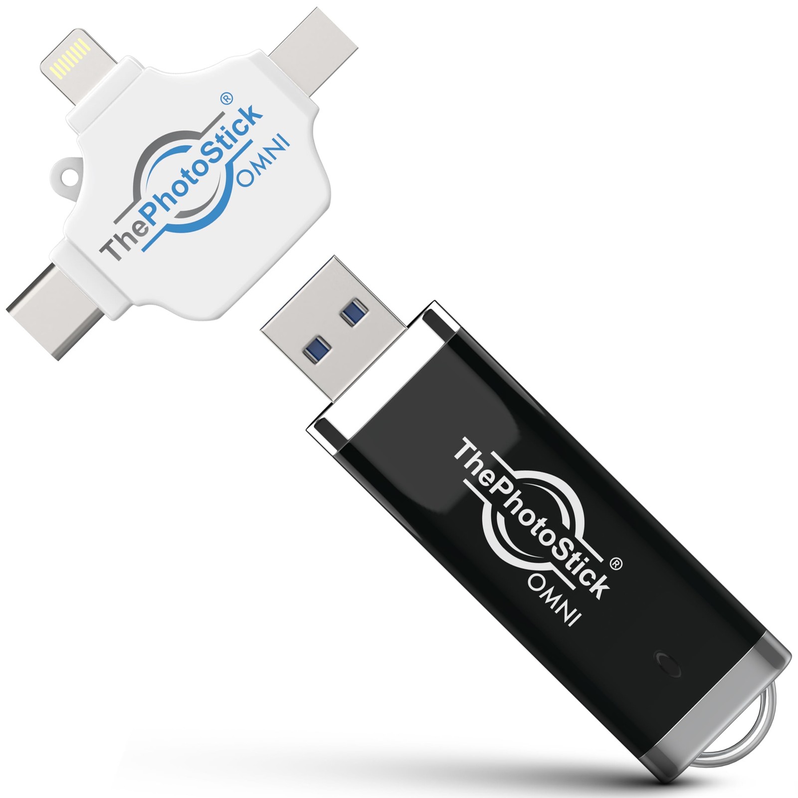 Thephotostick Omni 128GB - Effortless Photo and Video Backup for Apple Android