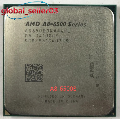 AMD A8-6500B APU 3.5 GHz 4-Core Socket FM2 Richland Desktop CPU
