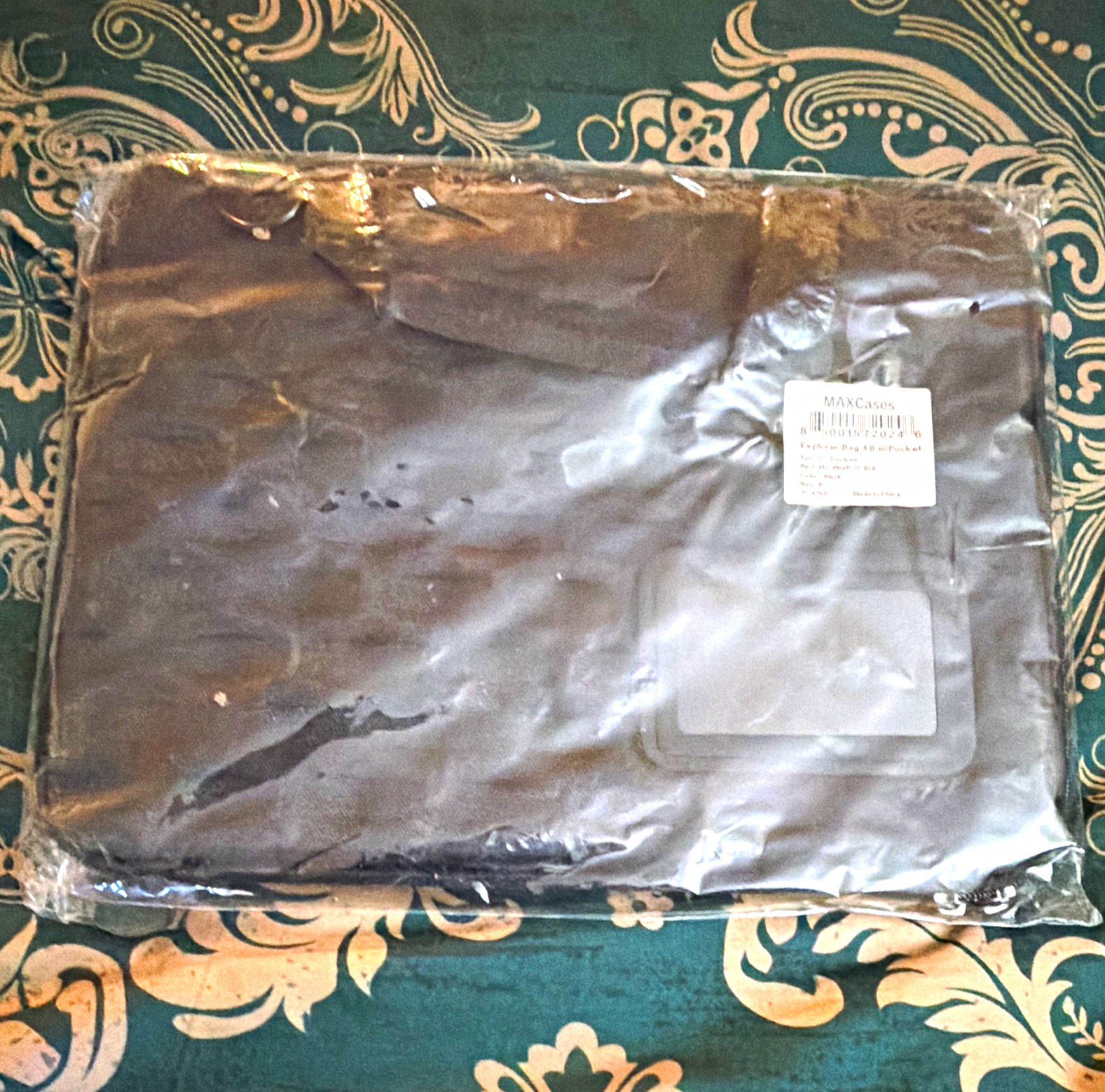 MAXCases Explorer Bag 4.0 w/Pocket 11in Sleeve Black Nylon for 11in Devices