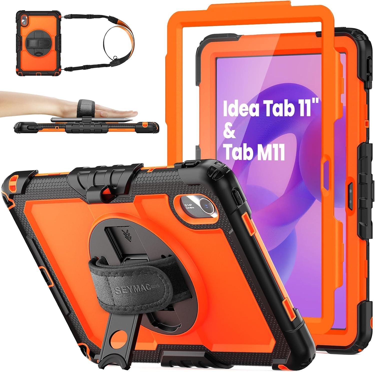 Sleeve for Lenovo Idea Tab 11'' M11 Drop-Proof Protection Cover with Strap