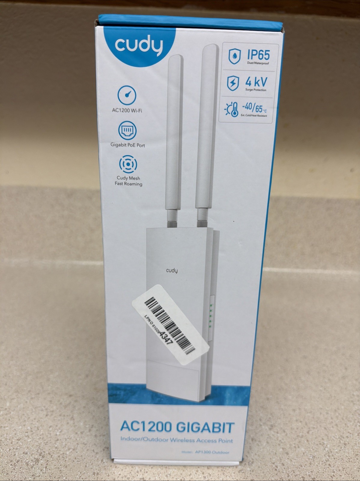 Outdoor AC1200 Gigabit Wireless Access Point, Outdoor WiFi Extender Waterproof