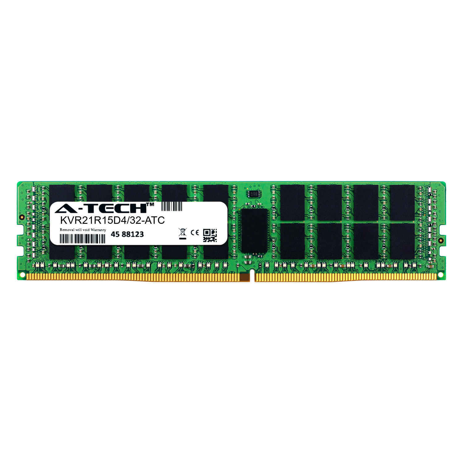 32GB DDR4 PC4-17000R ECC RDIMM Replacement for Kingston KVR21R15D4/32 Memory RAM