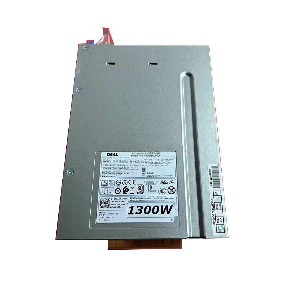 Power Supply For Dell T7810 5810 7910 H1300EF-02 D1300EF-02 T31JM V5K16