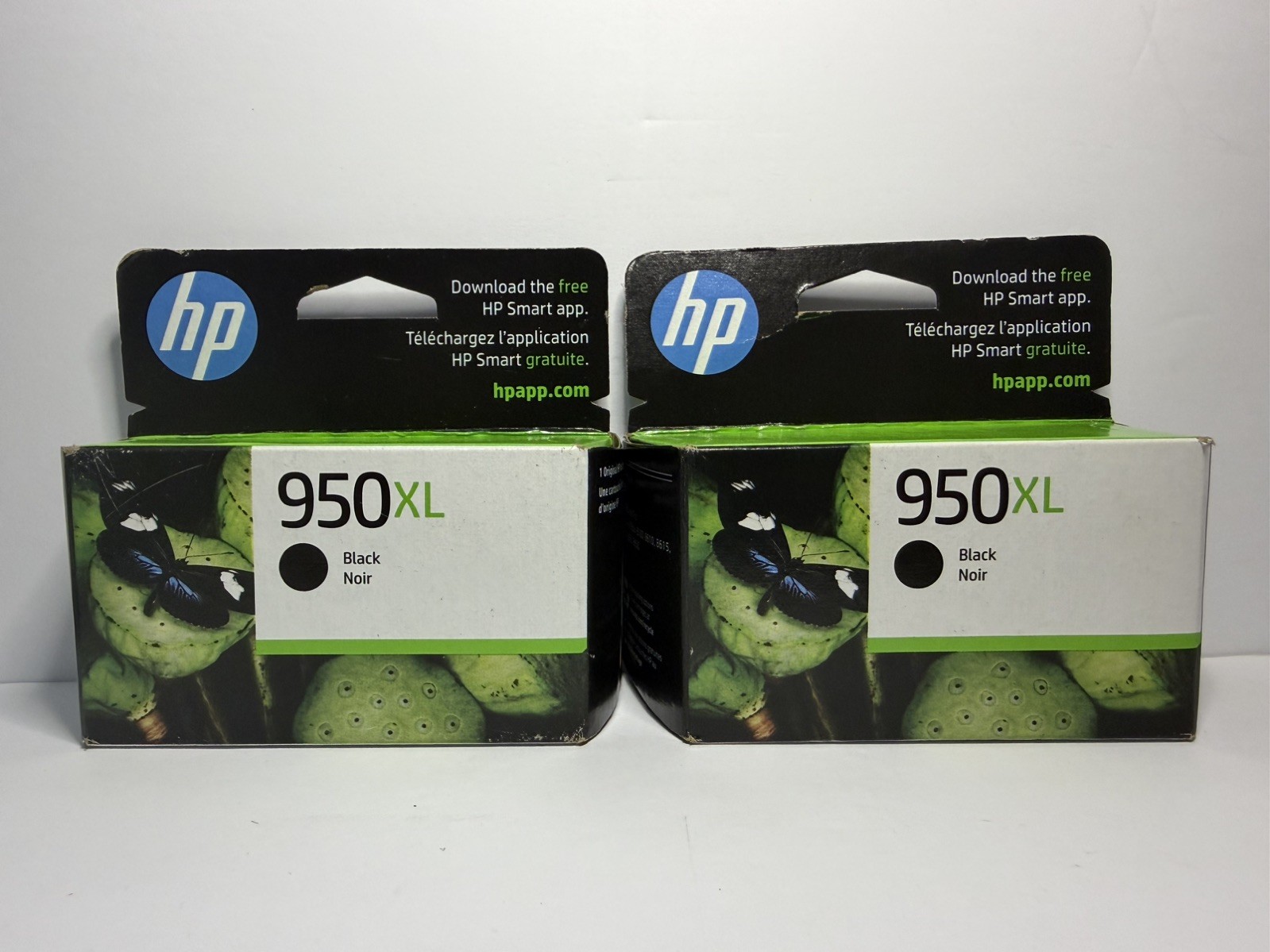 HP 2x 950XL Black Genuine Original Inkjet Ink Cartridges For HP Printers
