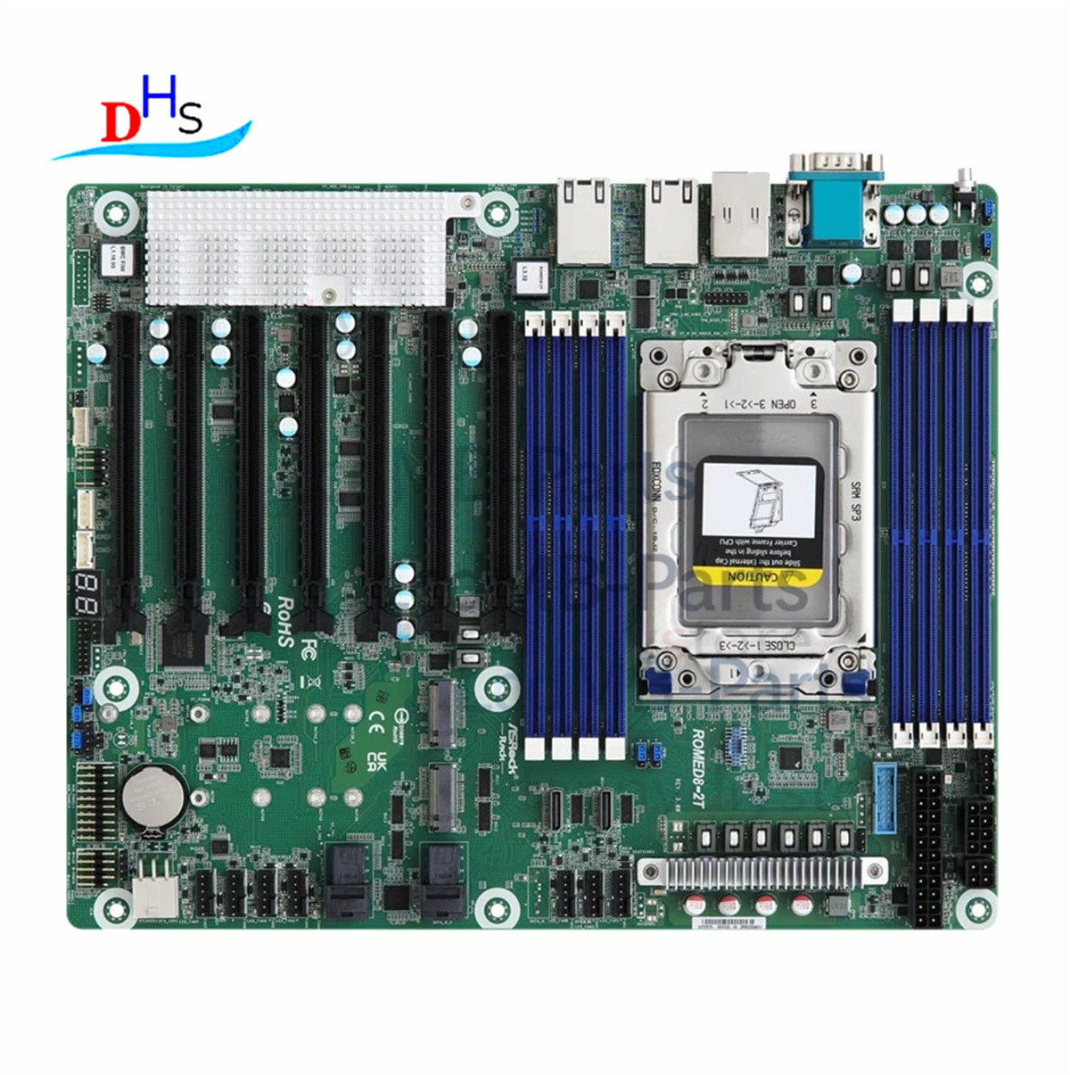 ASRock Rack ROMED8-2T/BCM AMD EPYC 7003/7002 SP3 LGA 4094 ATX Server Motherboard
