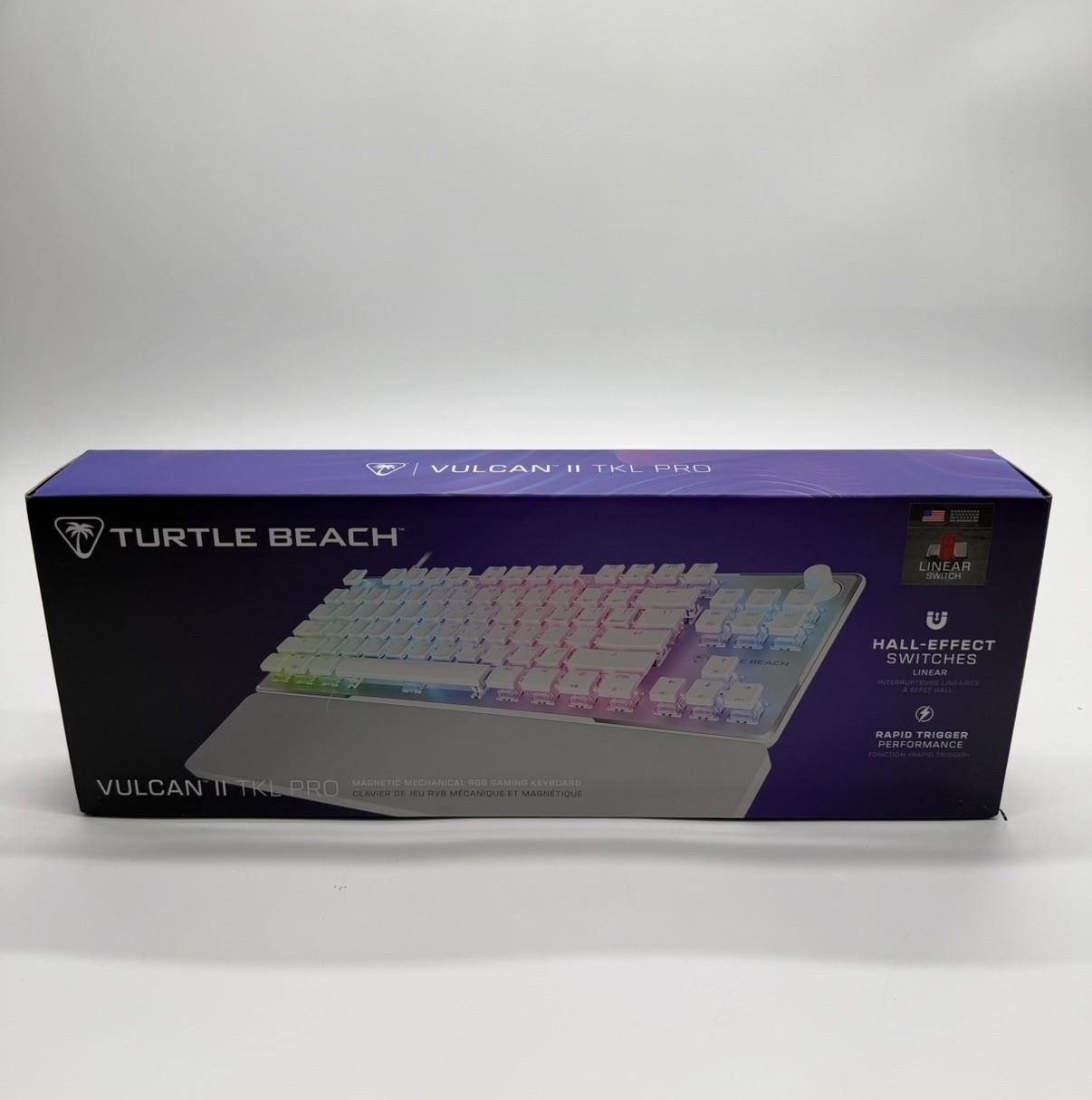 Turtle Beach Vulcan II TKL Pro Mechanical Gaming Keyboard - White - Brand New