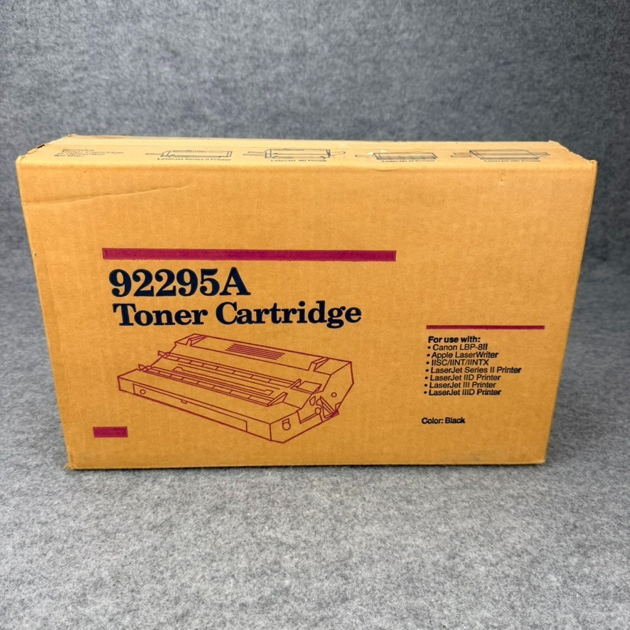 HP 92295A 95A Black Toner Cartridge LaserJet II IID III IIID Canon LBP-8II Apple