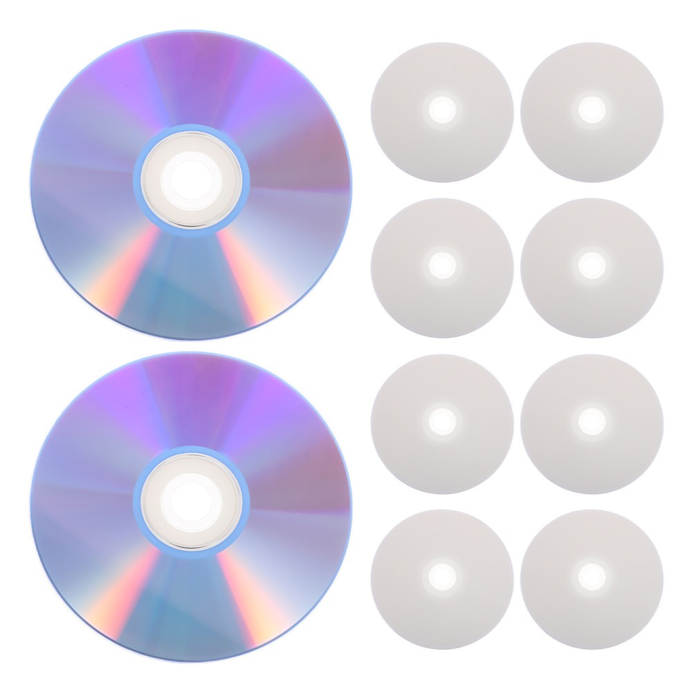 10Pcs Durable Blank Dvd-R Discs Writable Archival Discs for Music Video Backup