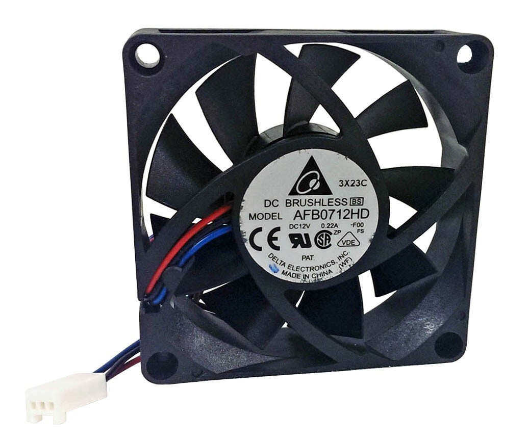 Delta High Speed Case Fan AFB0712HD 70x70x20mm 35CFM 3800RPM 3 pin