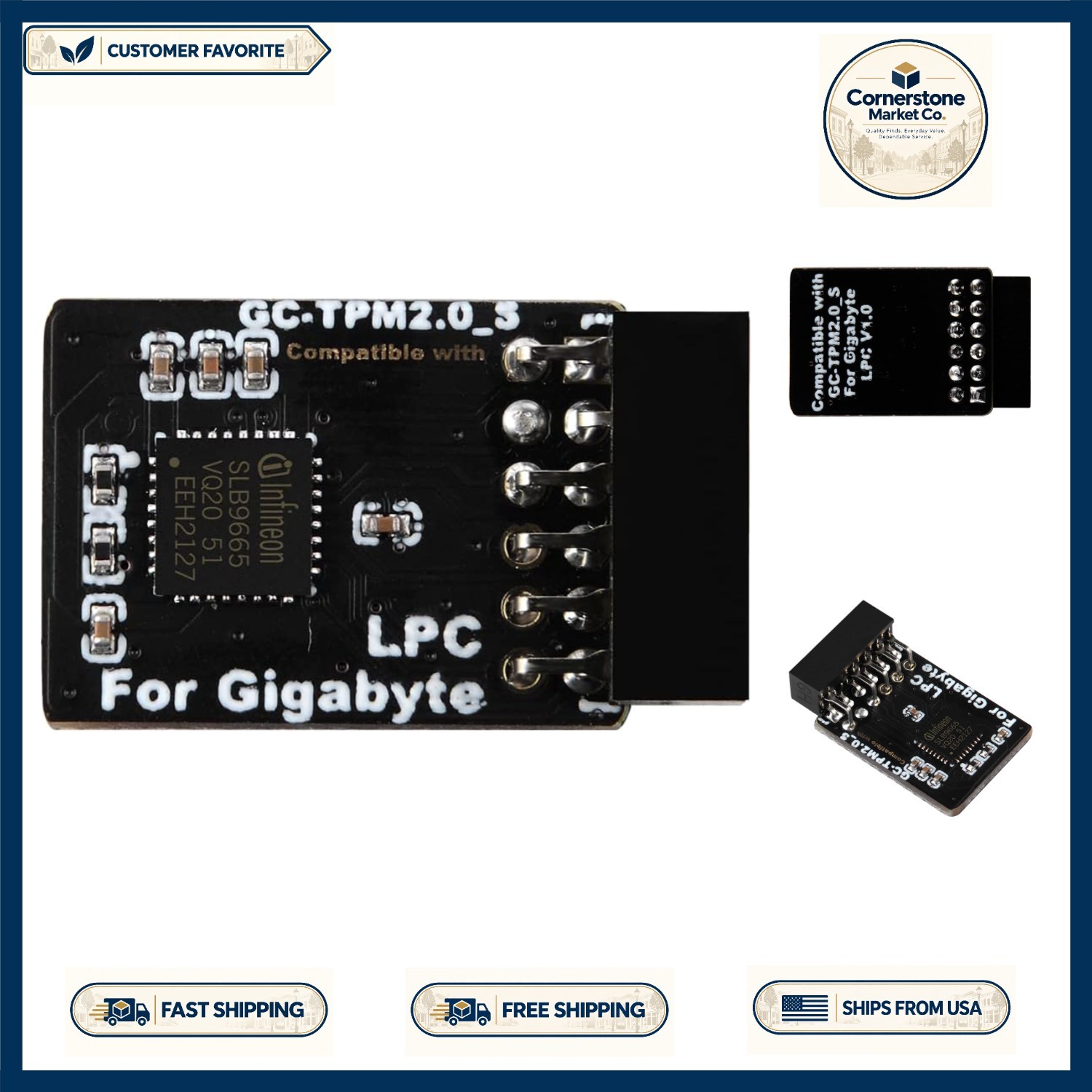 Upgrade Your PC with 12-Pin LPC Module - Supports Intel Processors, 4GB DDR4